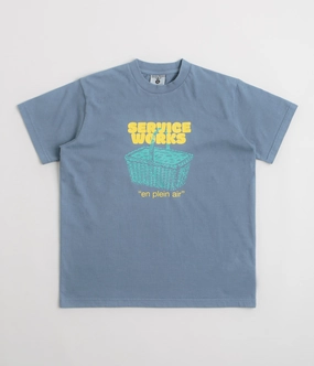 Abstract mystery Winter Layer Service Works En Plein Air T-Shirt - Slate