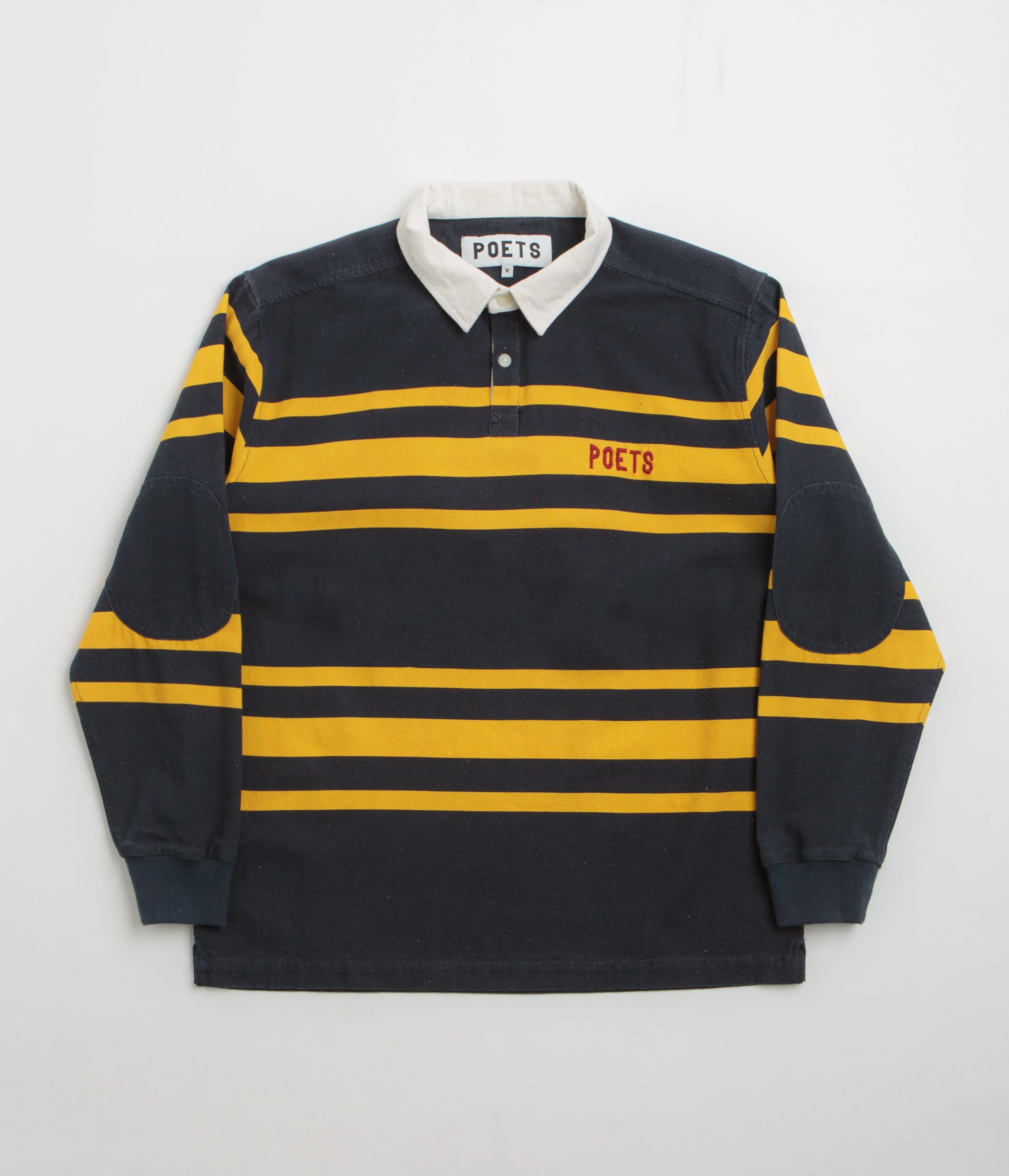 Poets Poets Rugby Shirt - Navy / Yellow Outdoor Adventure Sports Ready
