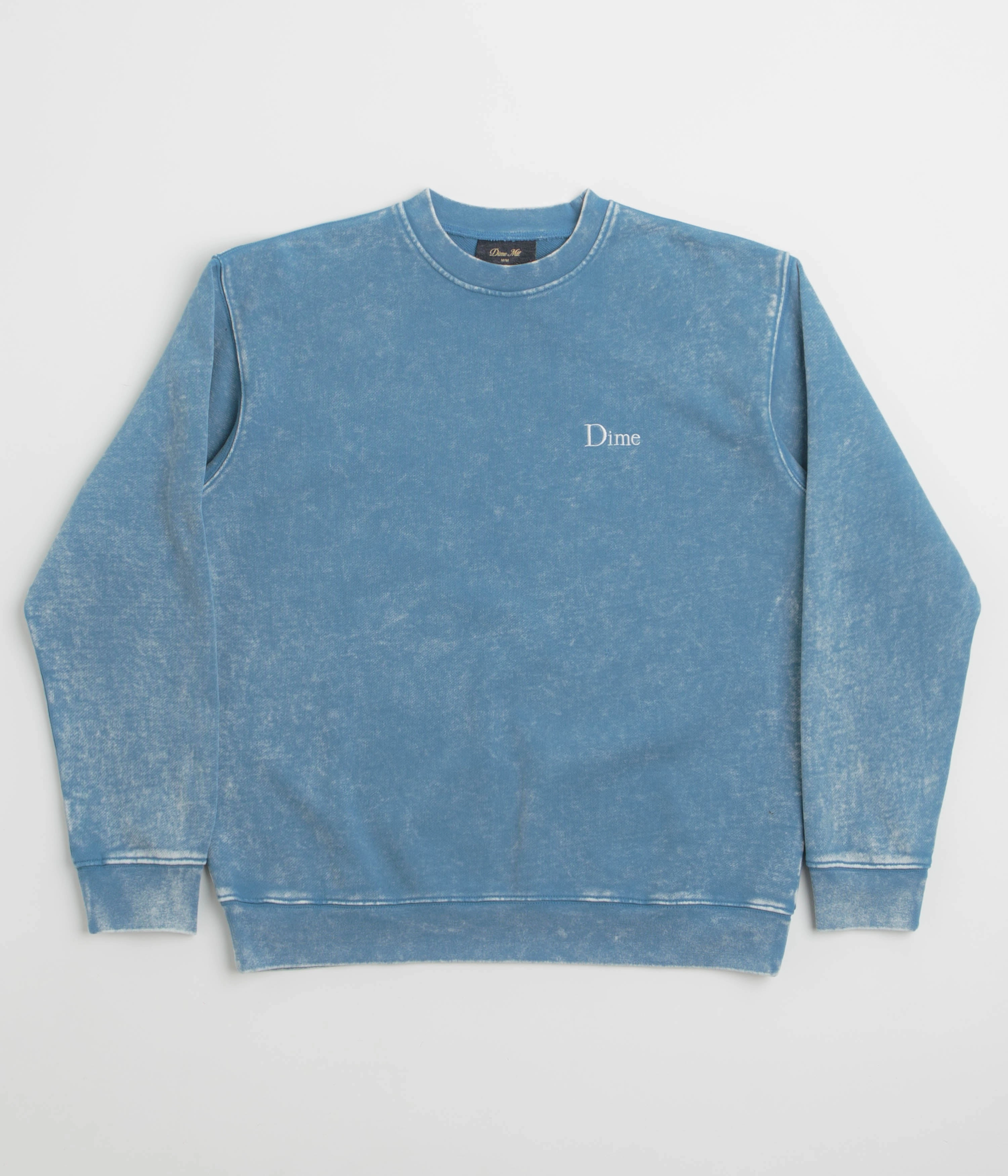 Knitwear Look Winter-Ready Fashion Dime Classic French Terry Crewneck Sweatshirt - Faded Sky