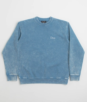 Knitwear Look Winter-Ready Fashion Dime Classic French Terry Crewneck Sweatshirt - Faded Sky