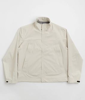 Norse Projects 3L Waterproof Stand Collar Jacket - Kit White Everyday apparel