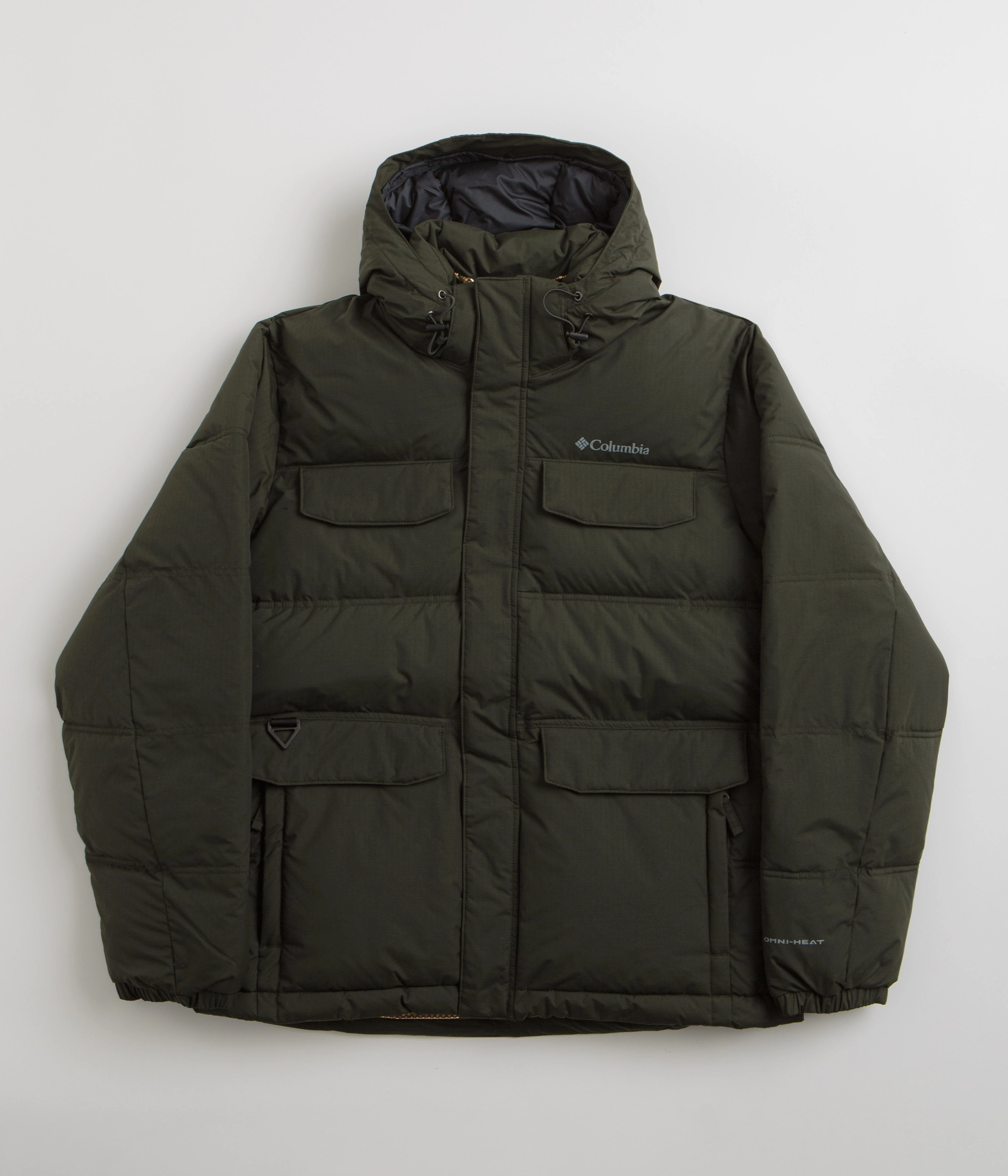 Anti Pill Technology Quick Dry Material Columbia Landroamer Puffer Jacket - Greenscape
