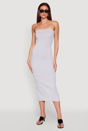 Modern Design Daisy Maxi Tube Dress