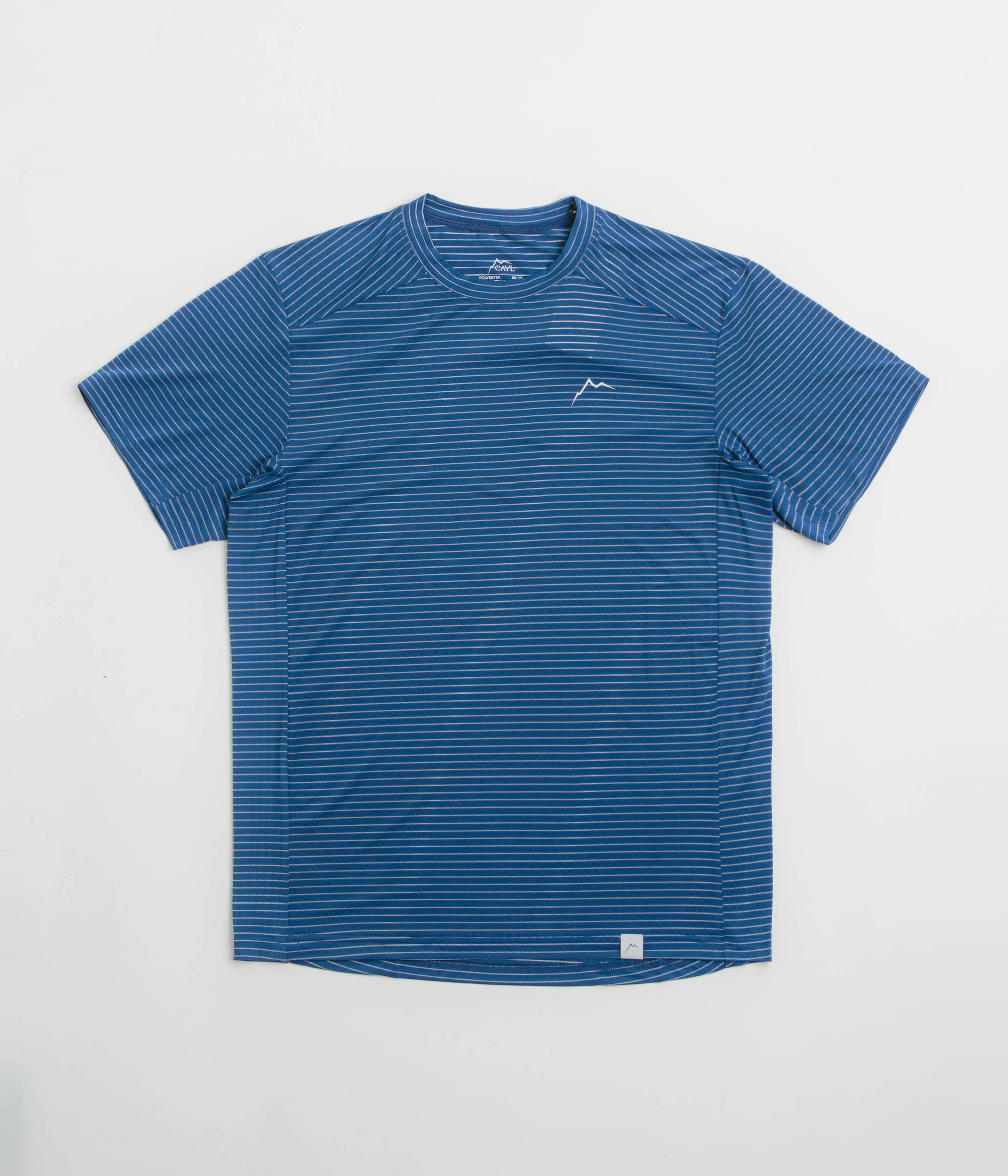 Comfy Fit Wear Chic Comfort Style Cayl Stripe Logo T-Shirt - Blue