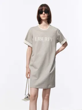 Resort-Wear Day-to-evening dress Contrast Detail Tee Dress