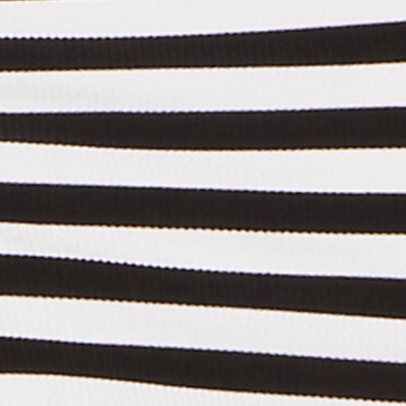 Soft Contour Lightweight Piece Contrast Trim Striped Maxi Dress