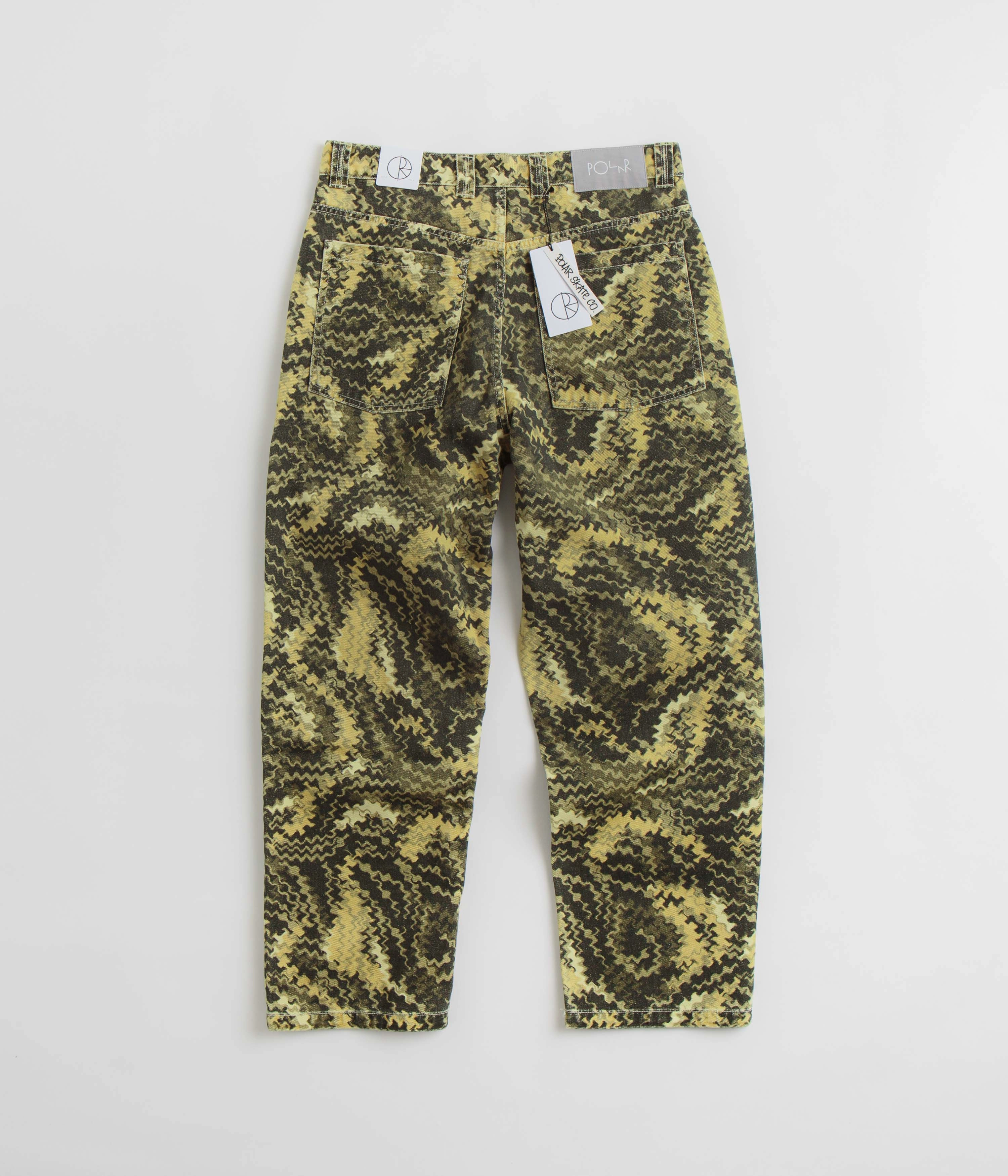 Loose Design Polar 93 Camo Work Pants - Green