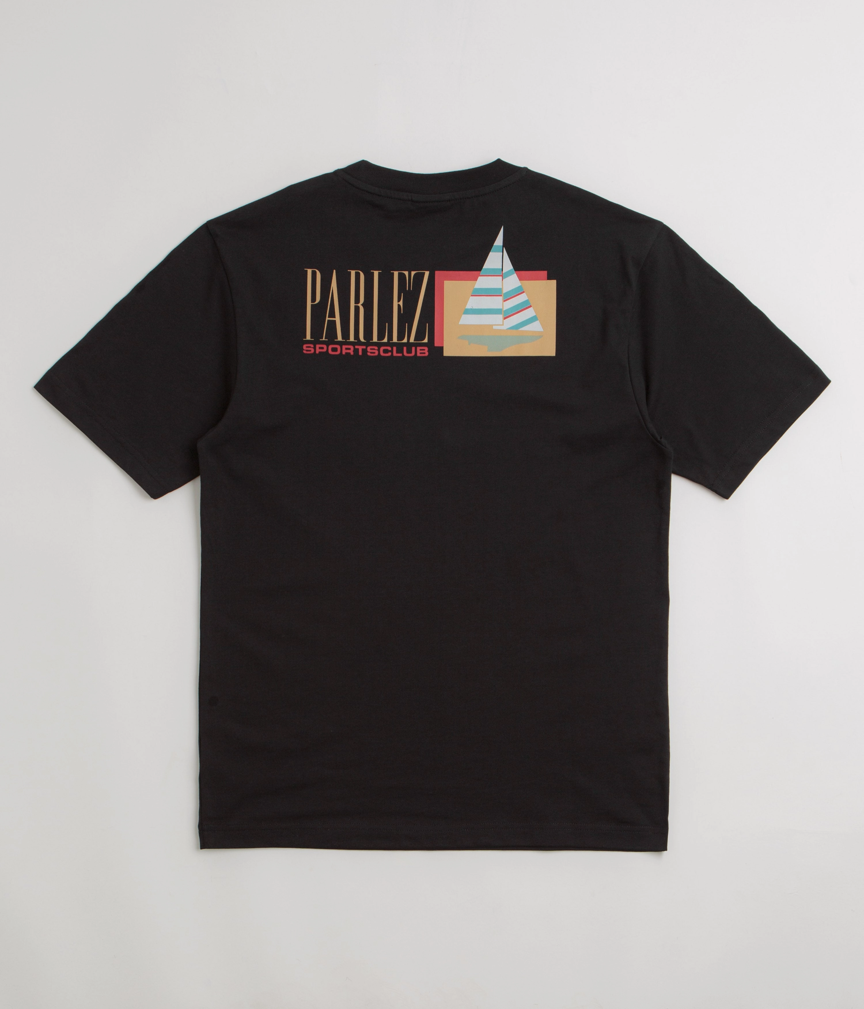 Parlez Auriga T-Shirt - Black Flattering Cut Solid Color