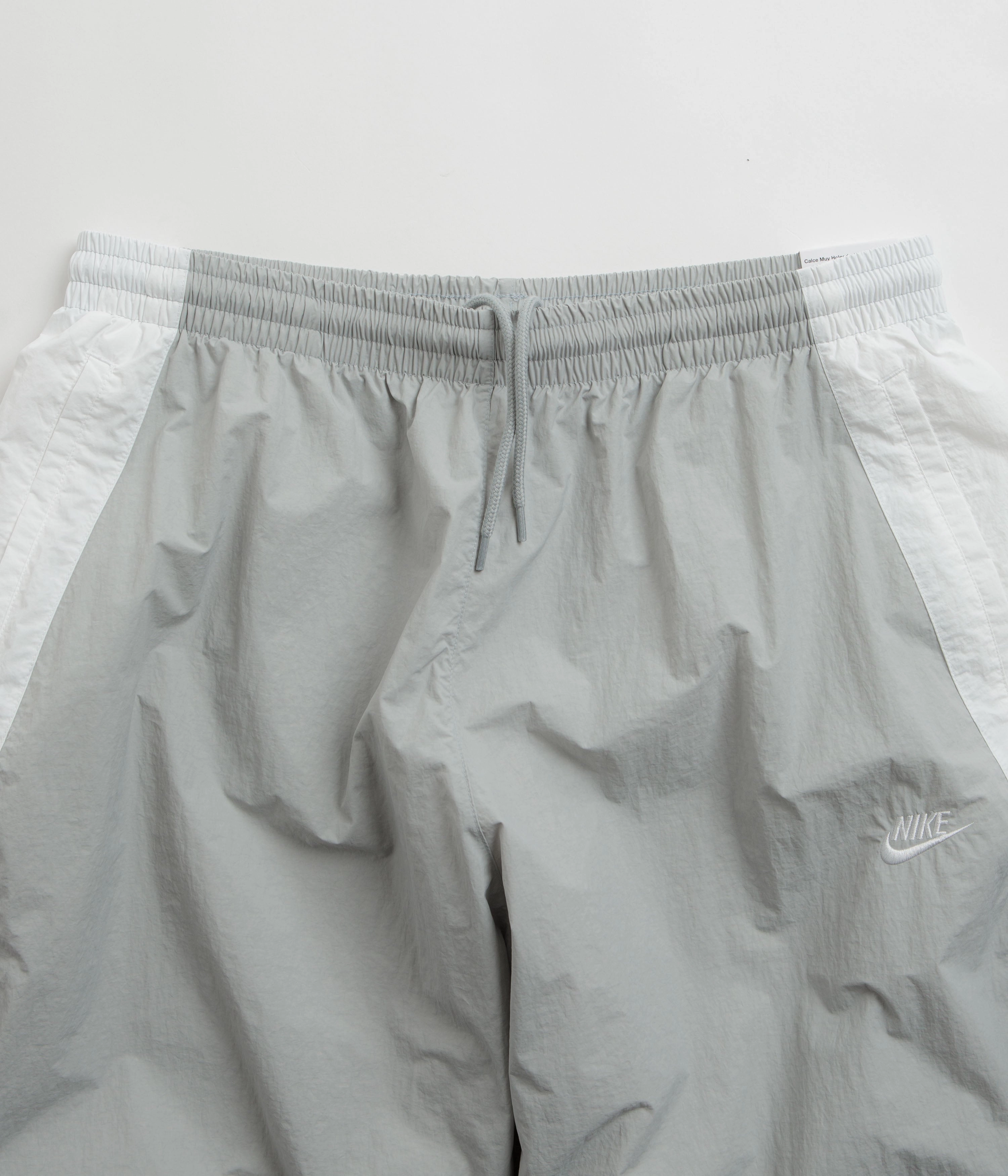 Nike Woven Track Pants - Light Smoke Grey / White / Black / White Chilly Day Wear FadeResistant