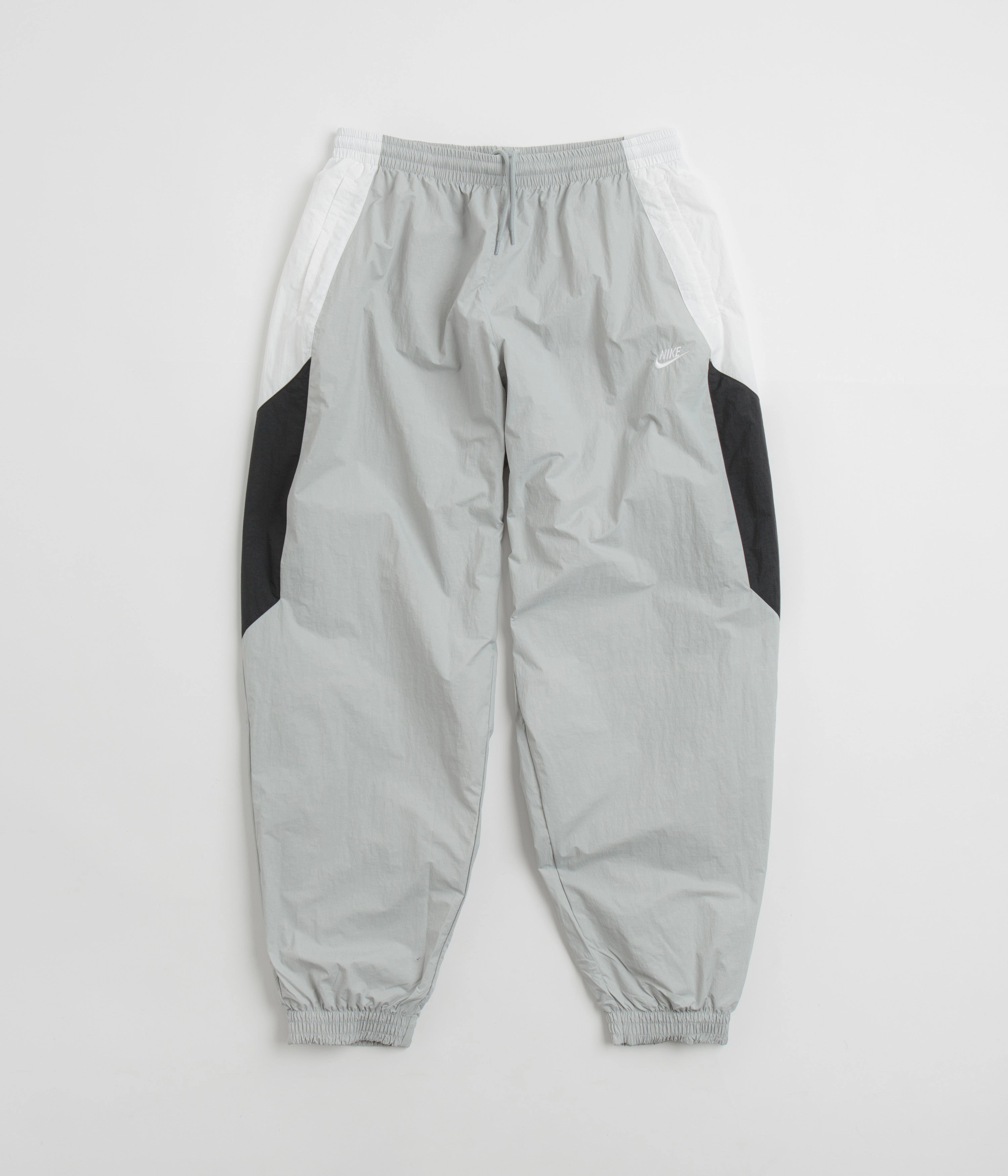 Non Restrictive Nike Woven Track Pants - Light Smoke Grey / White / Black / White