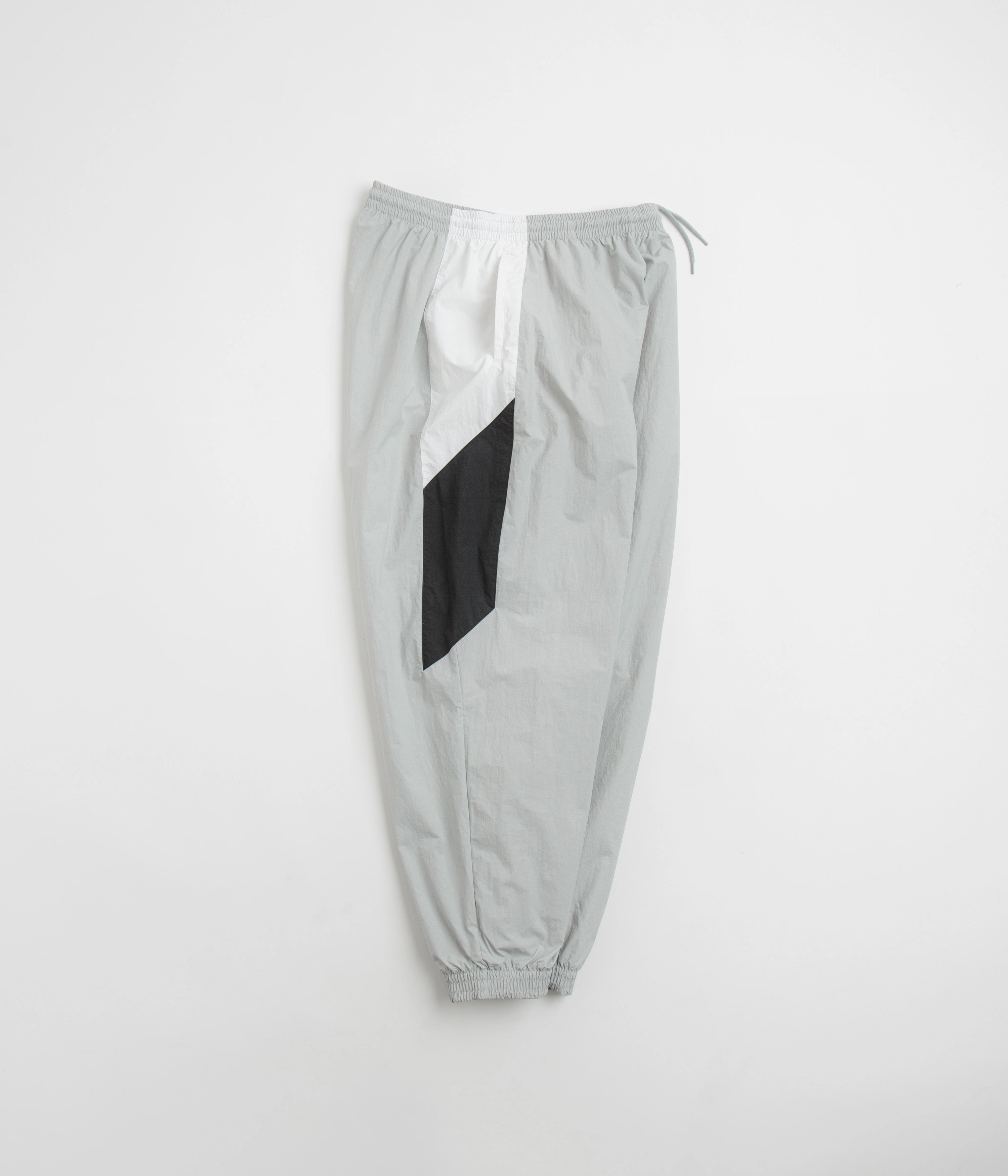 Nike Woven Track Pants - Light Smoke Grey / White / Black / White Double Stitched Seams Slim Design