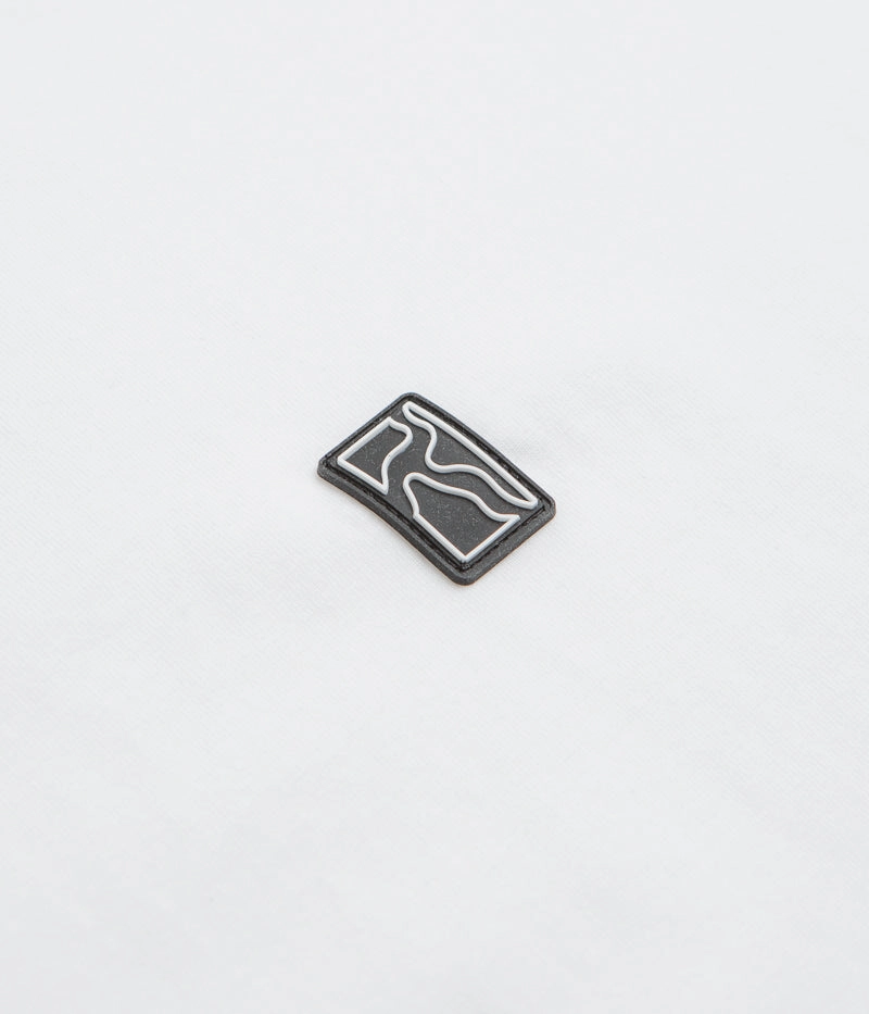 QuickDry Material Poetic Collective Rubber Patch T-Shirt - White