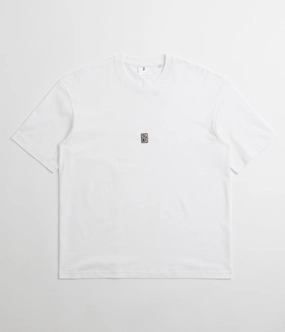 Comfy and Soft Layering Options Poetic Collective Rubber Patch T-Shirt - White