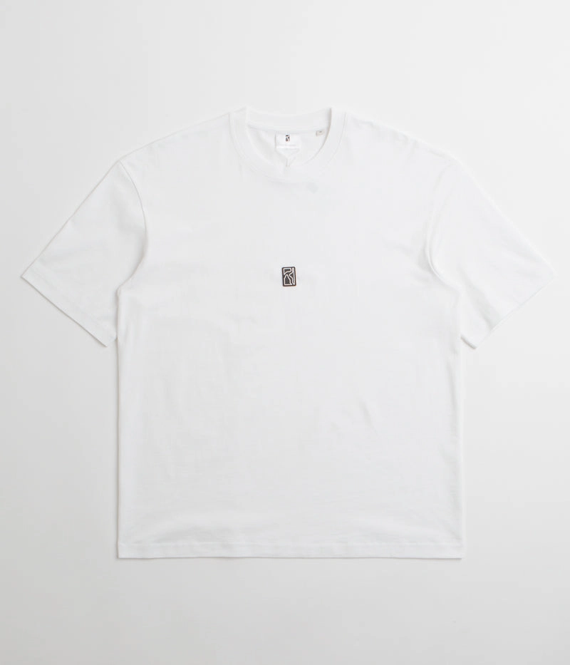 Poetic Collective Rubber Patch T-Shirt - White All Season Wear Active Essentials