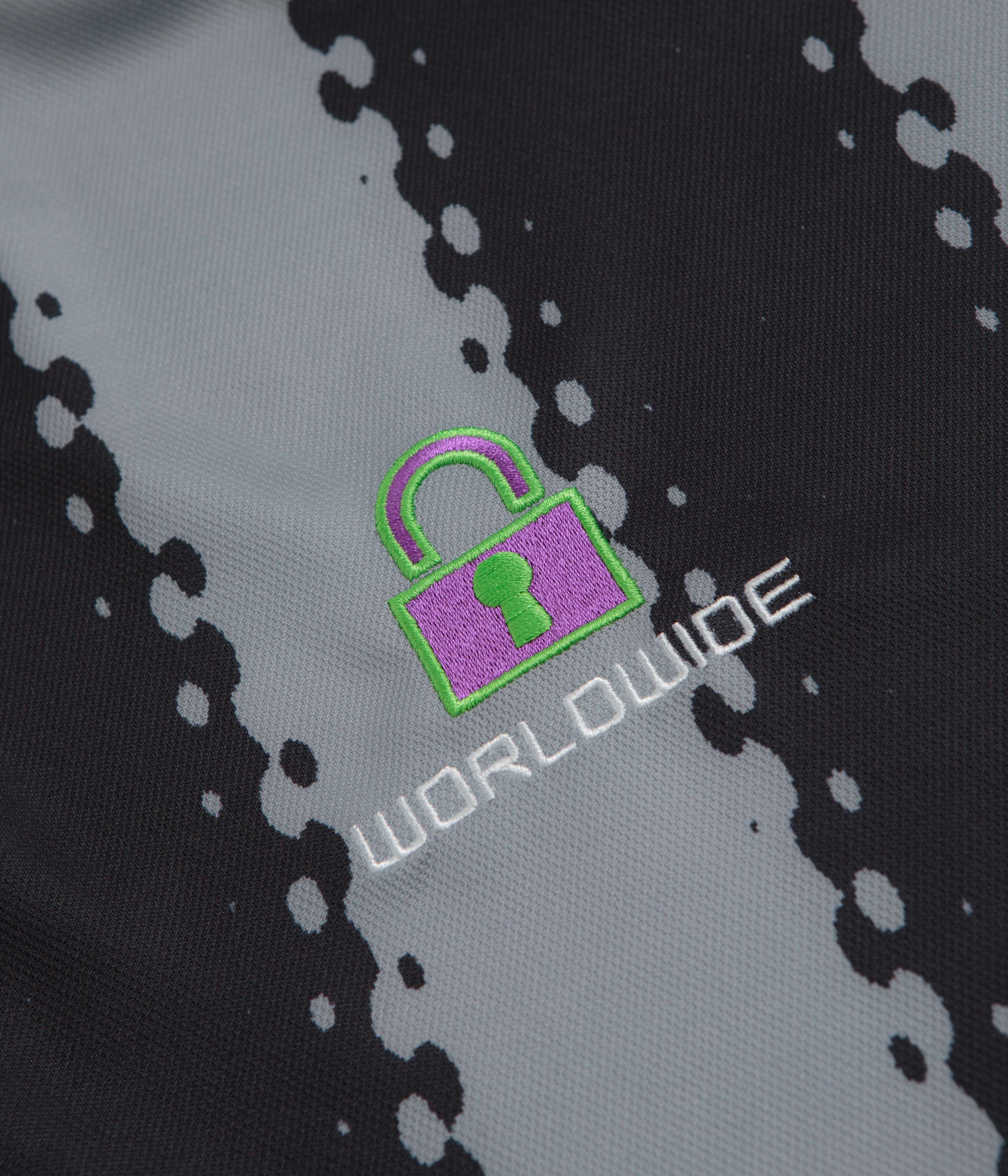 Butter Goods All City Long Sleeve Jersey - Black / Charcoal Anti Odor Treatment