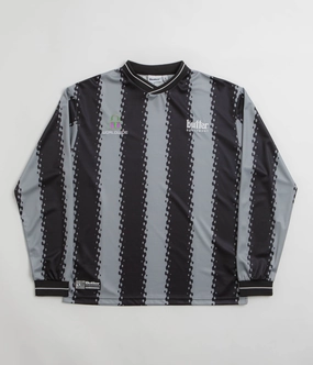Quick Wear Butter Goods All City Long Sleeve Jersey - Black / Charcoal