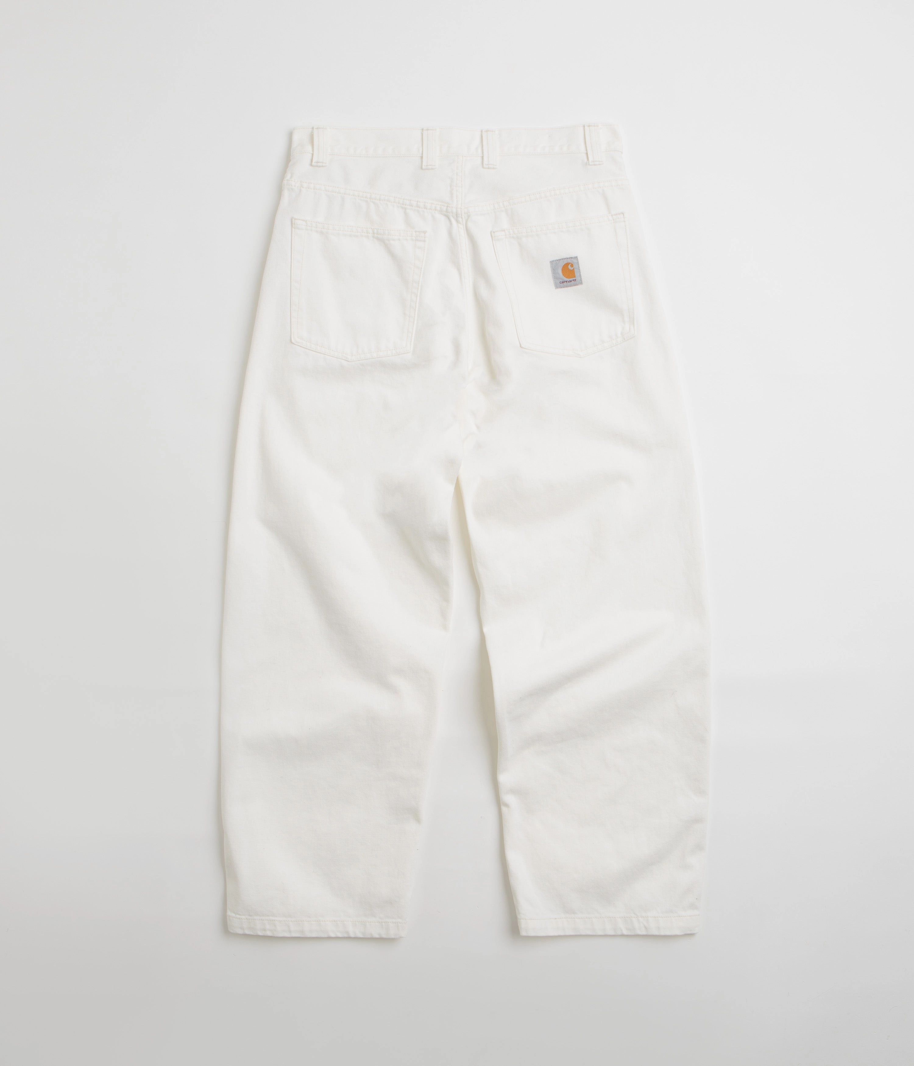 SeamlessPockets Fashionable Cut Carhartt Brandon Pants - White Rinsed