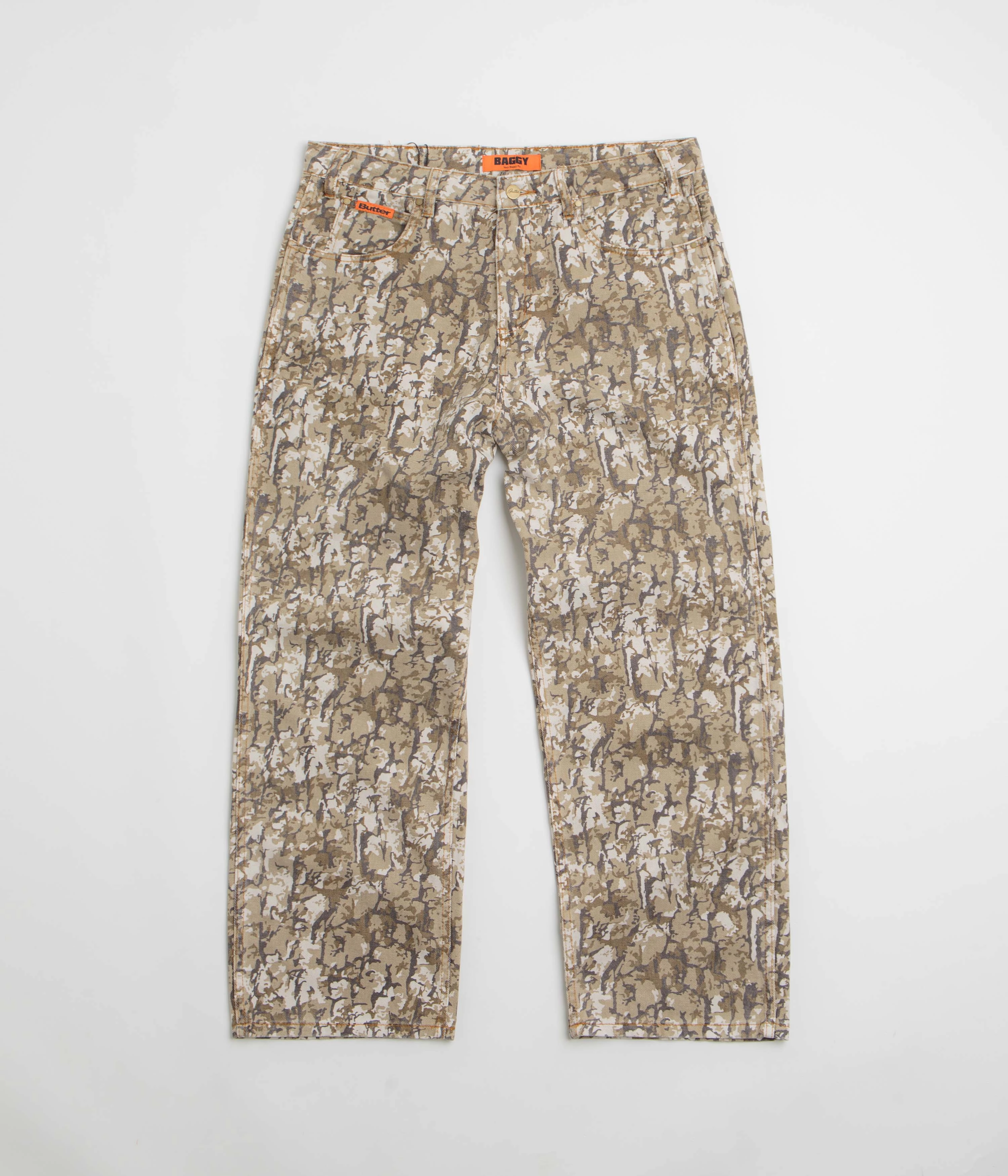 Butter Goods Bark Camo Jeans - Tan Work Friendly