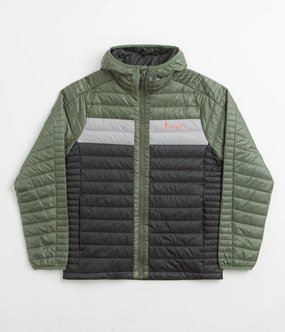 Cotopaxi Capa Insulated Hooded Jacket - Fatigue / Black Easy Care Finish Comfy Essentials