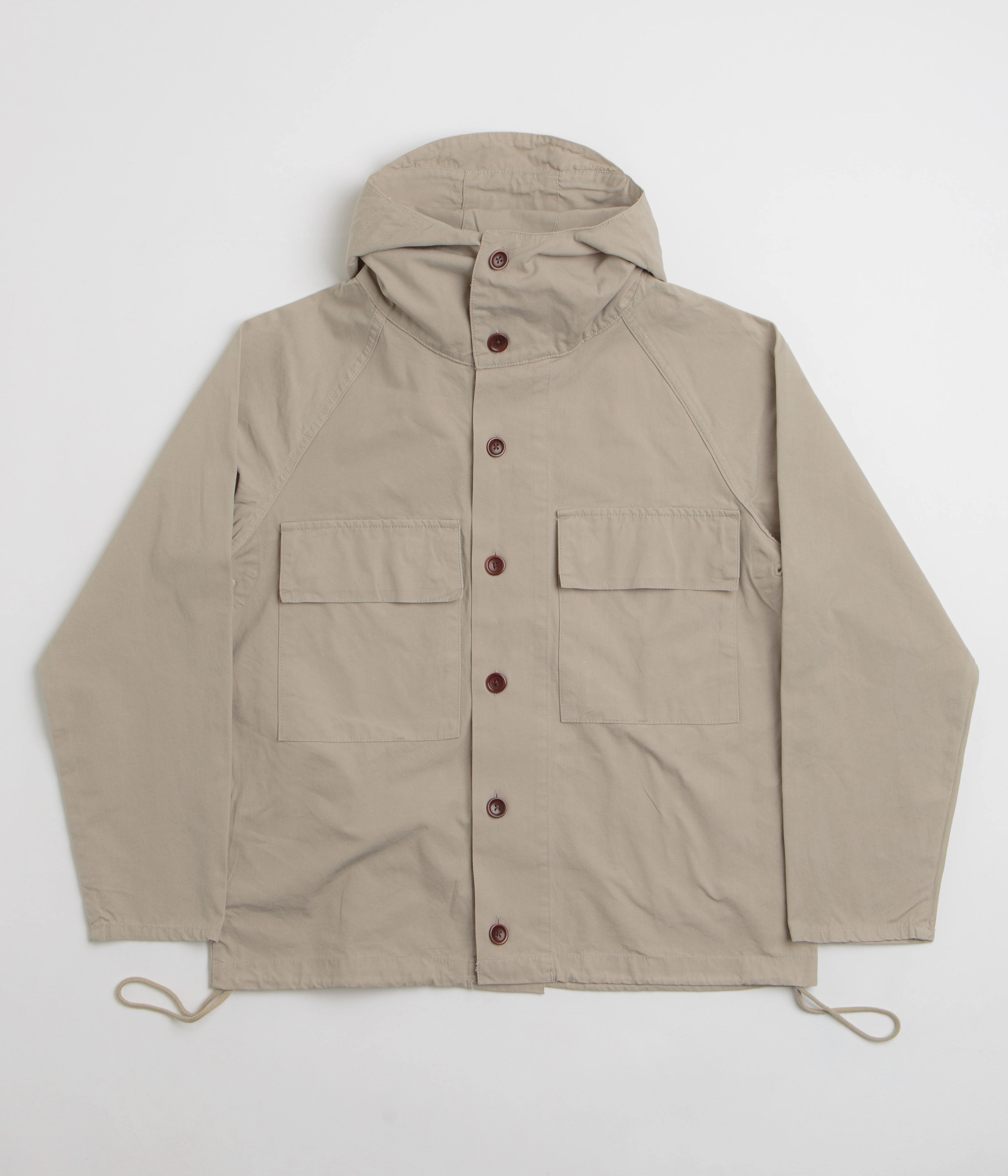 Simple Urban Layer Service Works Allotment Parka - Abbey Stone