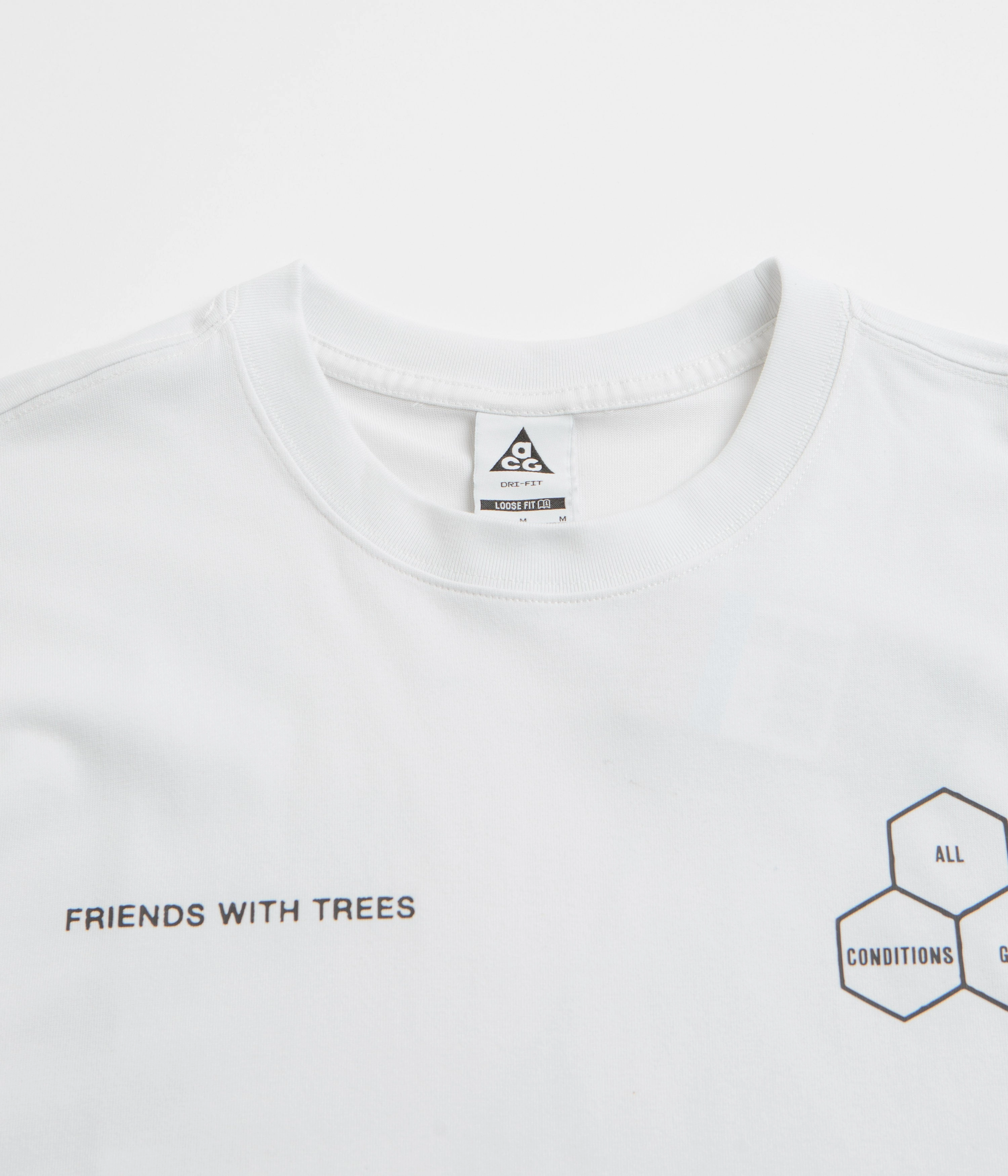 RecycledBlend Nike ACG Walk Tree T-Shirt - Summit White