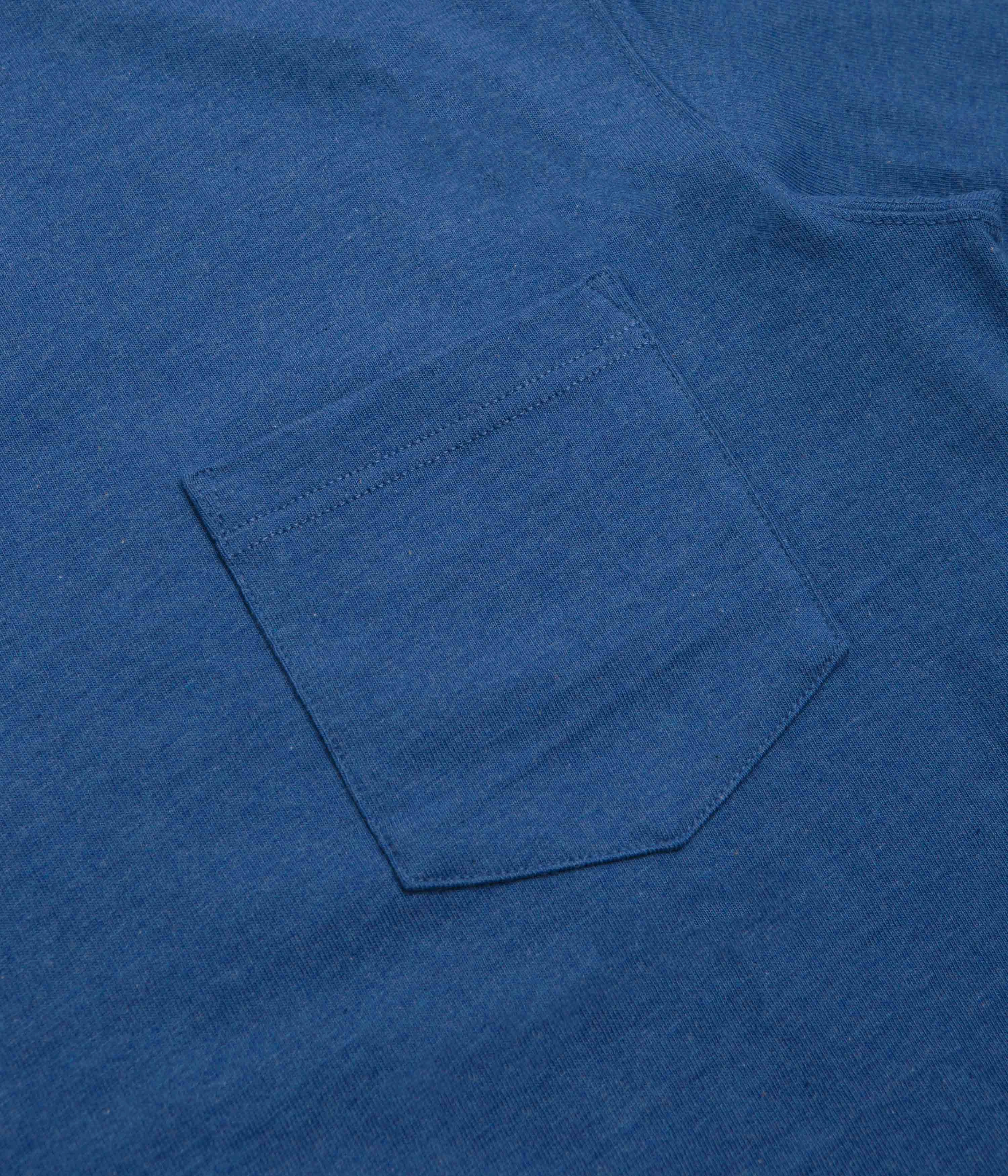 Snow Peak Recycled Cotton T-Shirt - Blue Outdoor Leisure Look