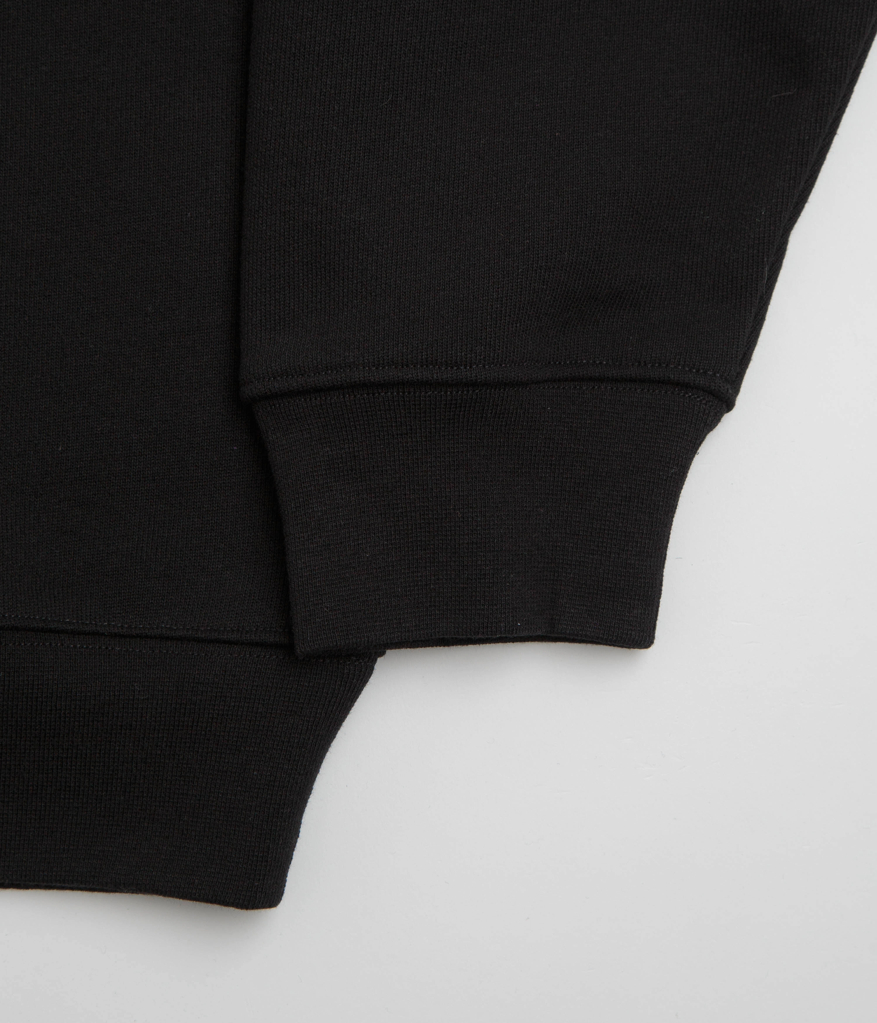 Dime Cursive Small Logo Crewneck Sweatshirt - Black Perfect Layering