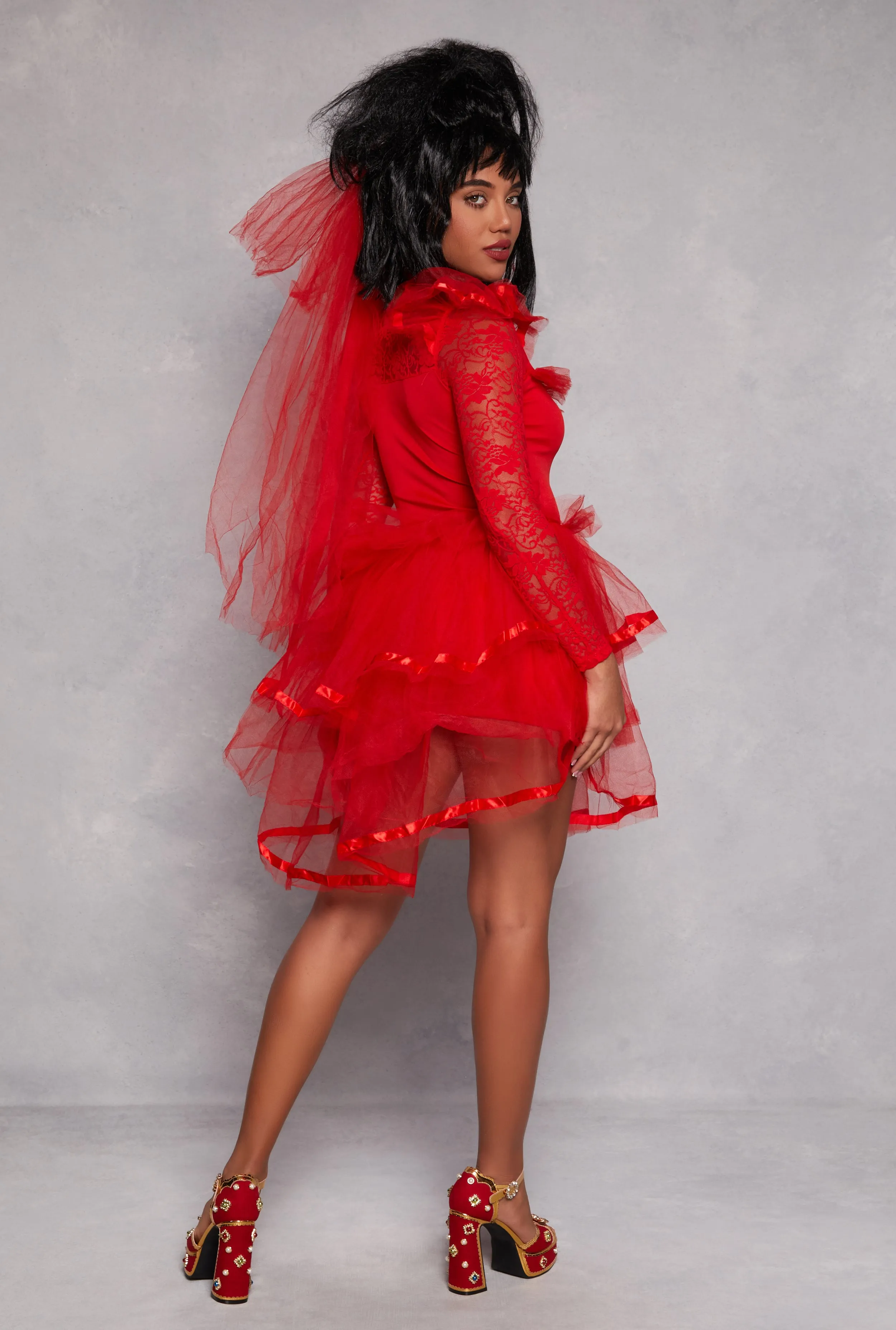 Bold Movement Crimson Beetle Wife Costume