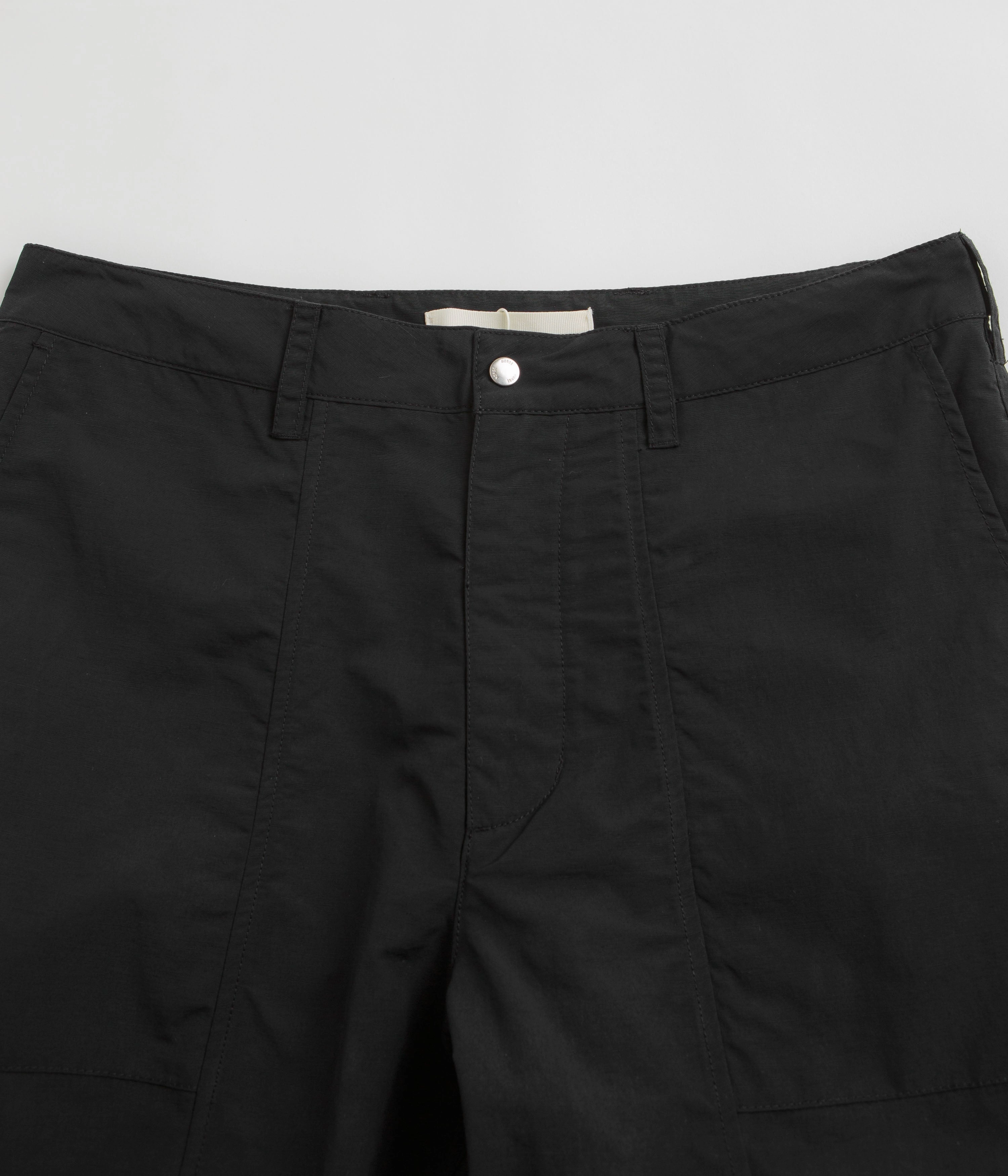 Comfy Style No Ride-Up Norse Projects Sigur Waxed Nylon Fatigue Pants - Dark Navy
