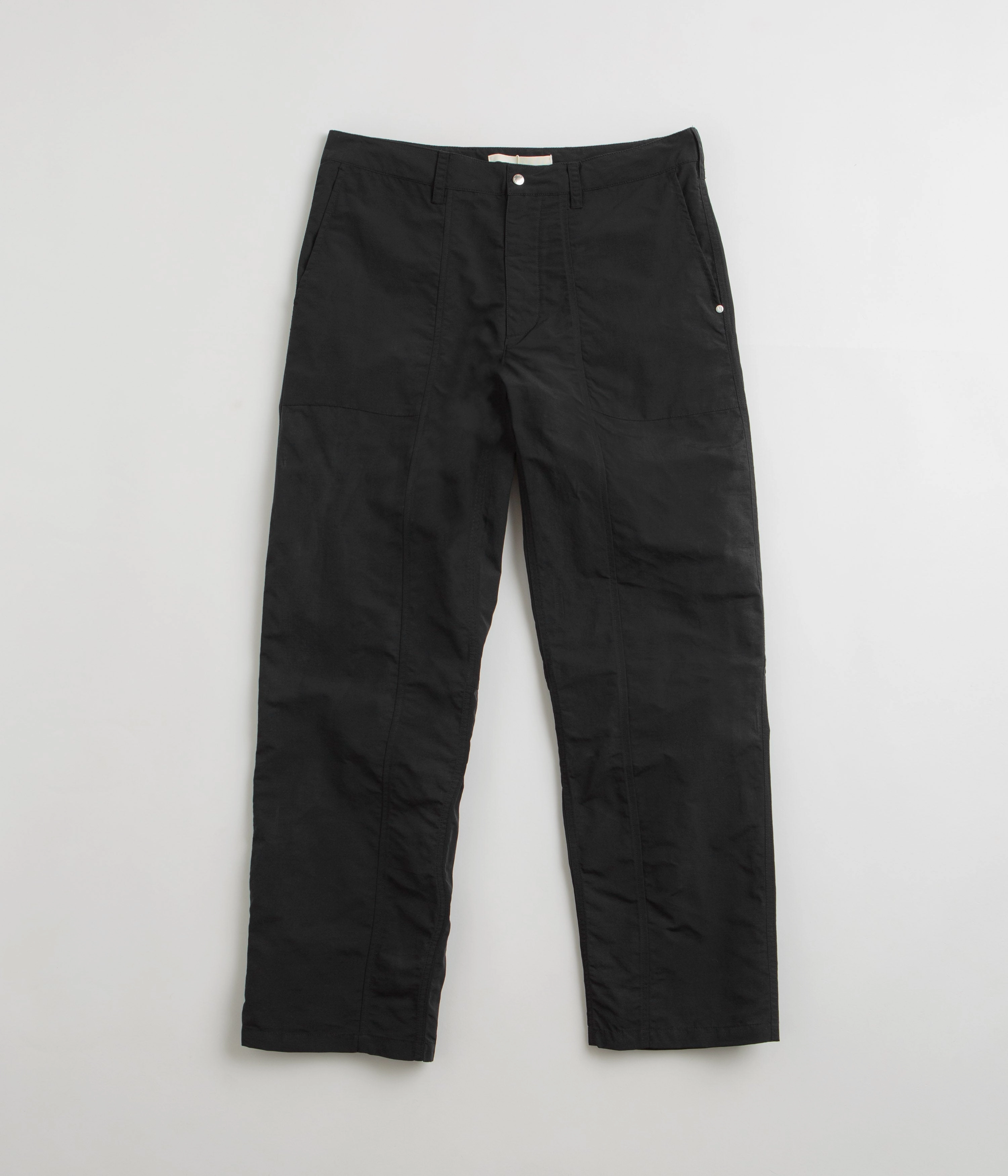 Distressed finish Norse Projects Sigur Waxed Nylon Fatigue Pants - Dark Navy