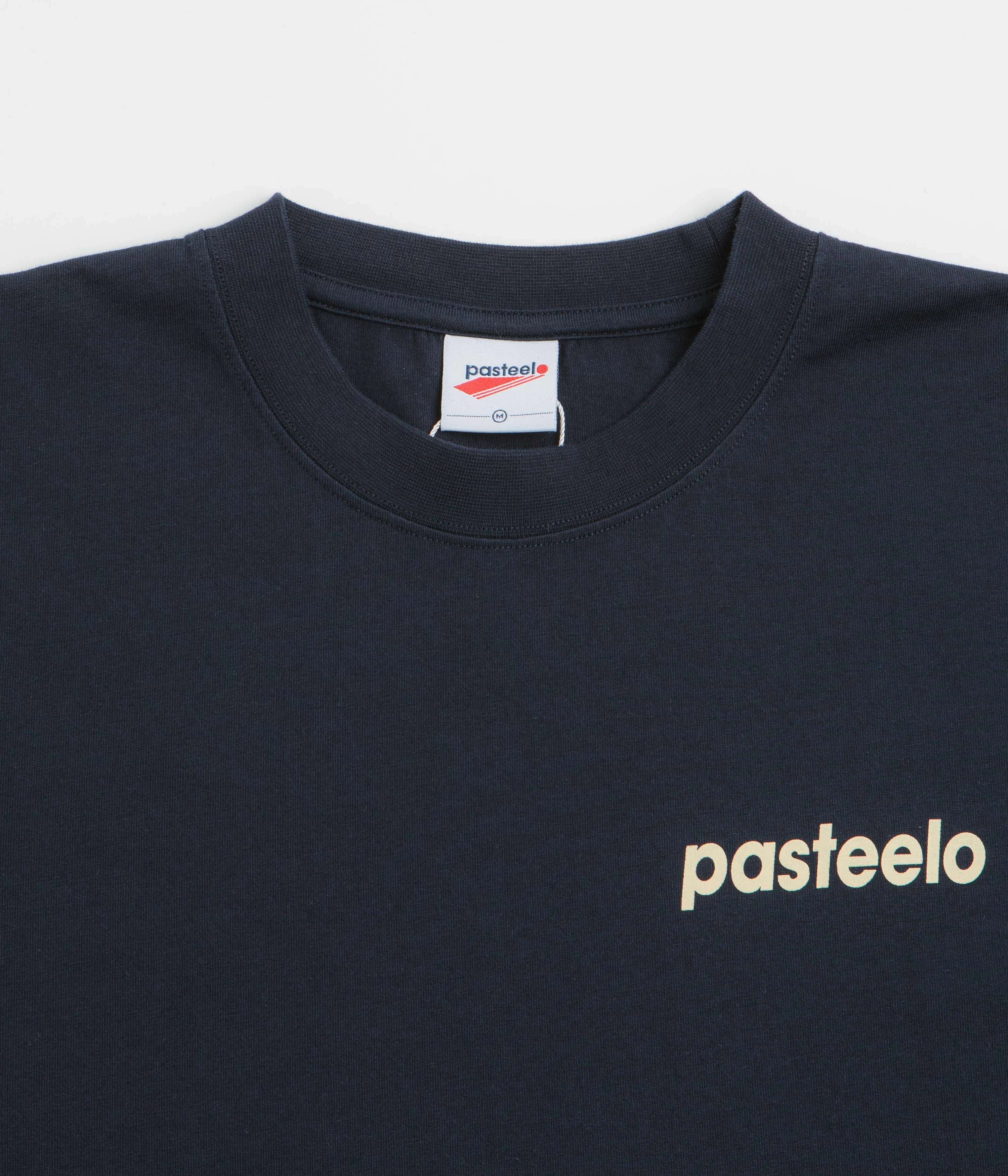 Pasteelo Play T-Shirt - Navy Heather Jersey Material