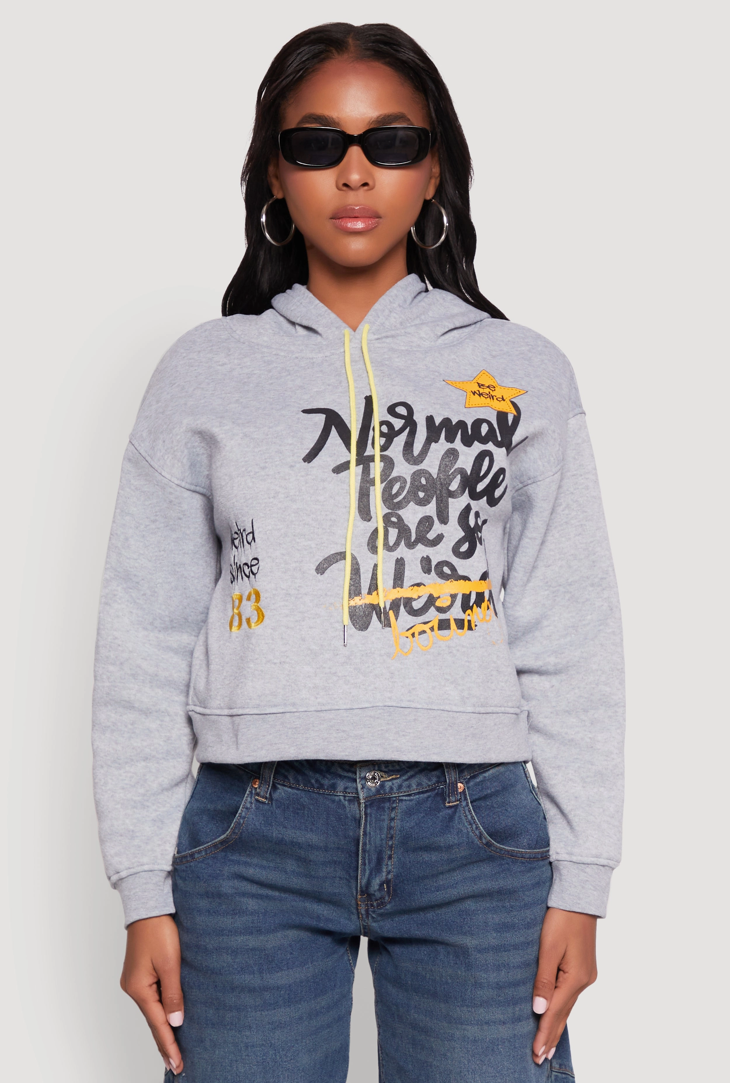 Be Weird Graphic Hooded Sweatshirt Travel purpose