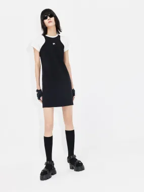 Kind Glow Cutout Back Color Blocked Dress