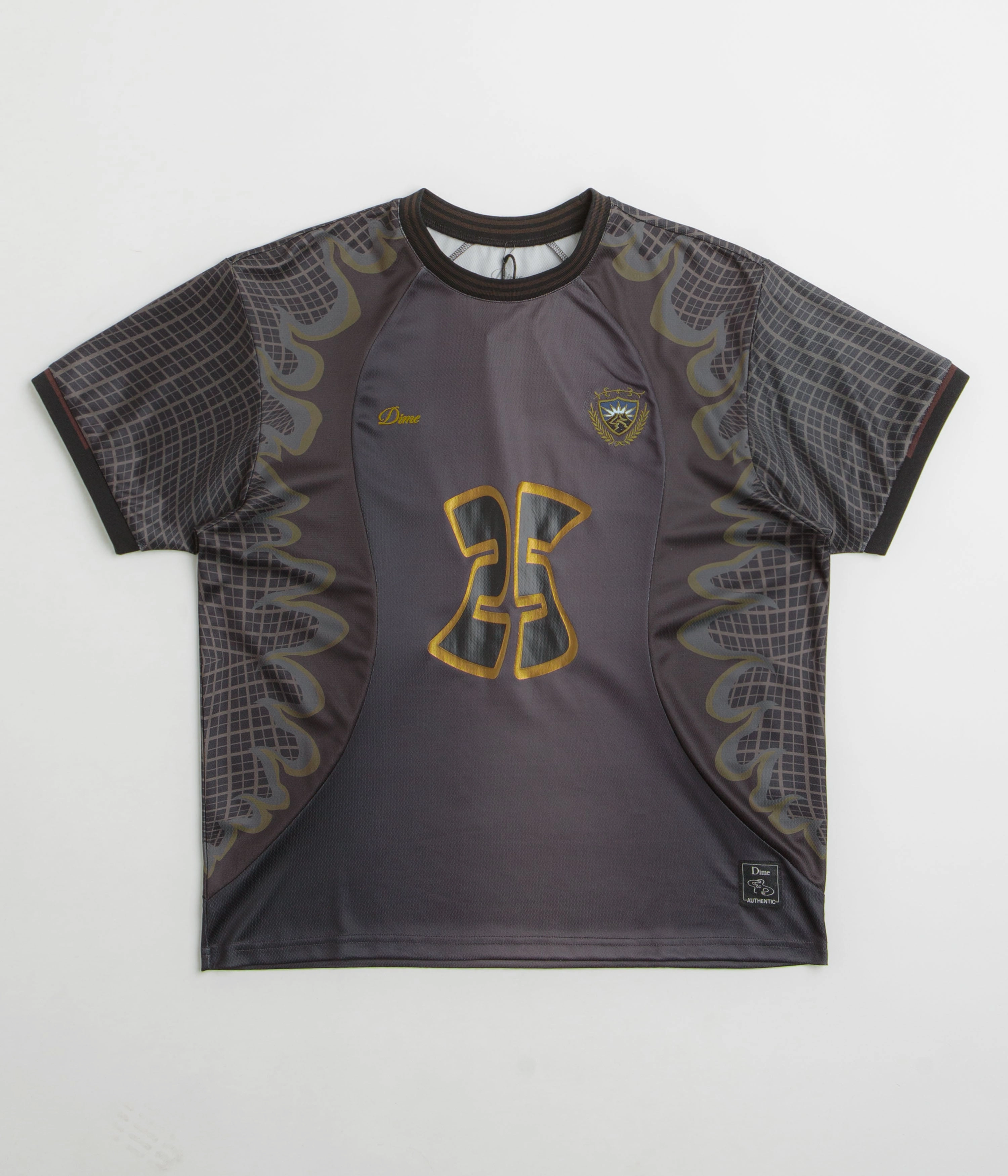 Dime Holy Flame Jersey - Gold Fire Travel Comfort Style UVProtectionFinish