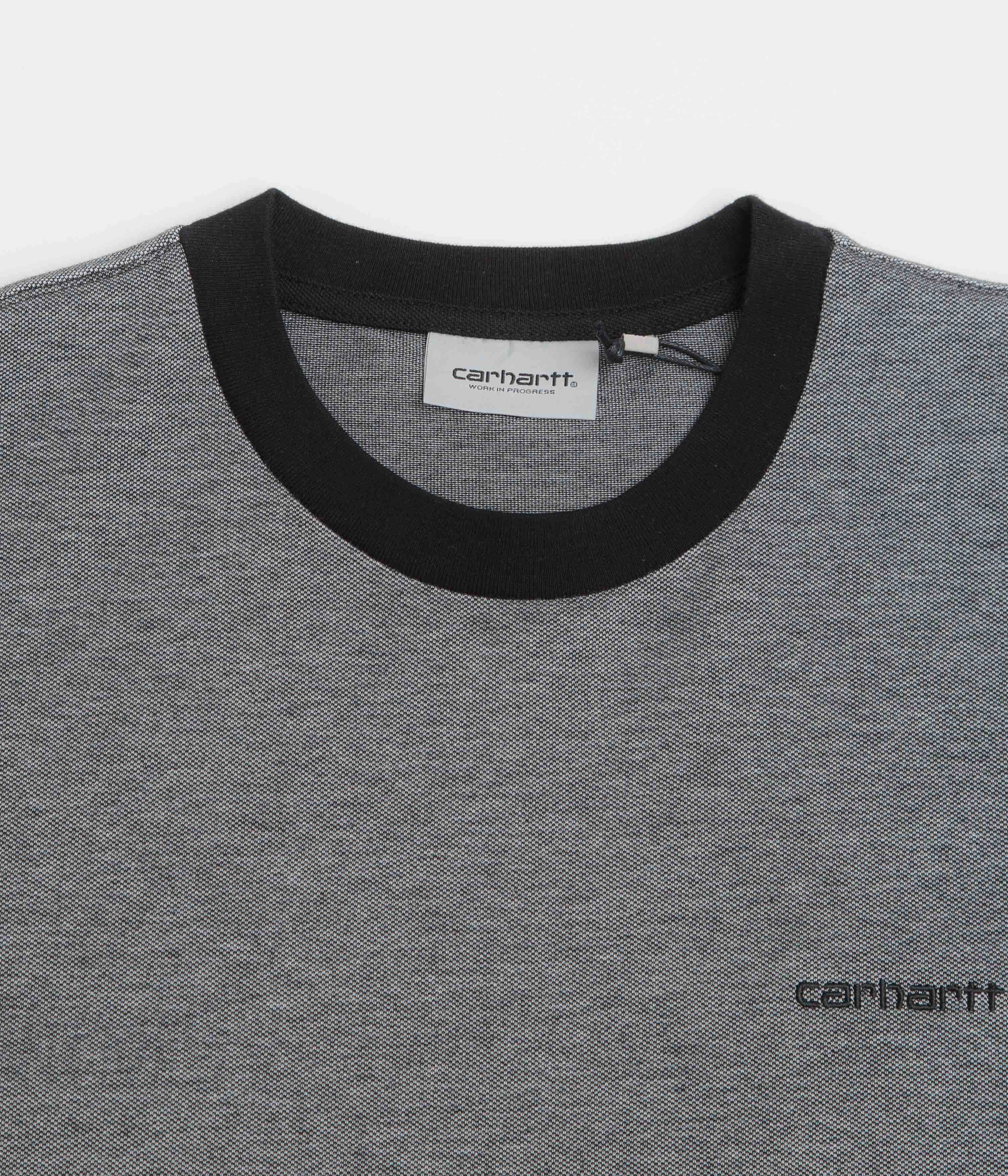cyber monday Stylish Layer Look Carhartt Pique T-Shirt - Black / White / Black