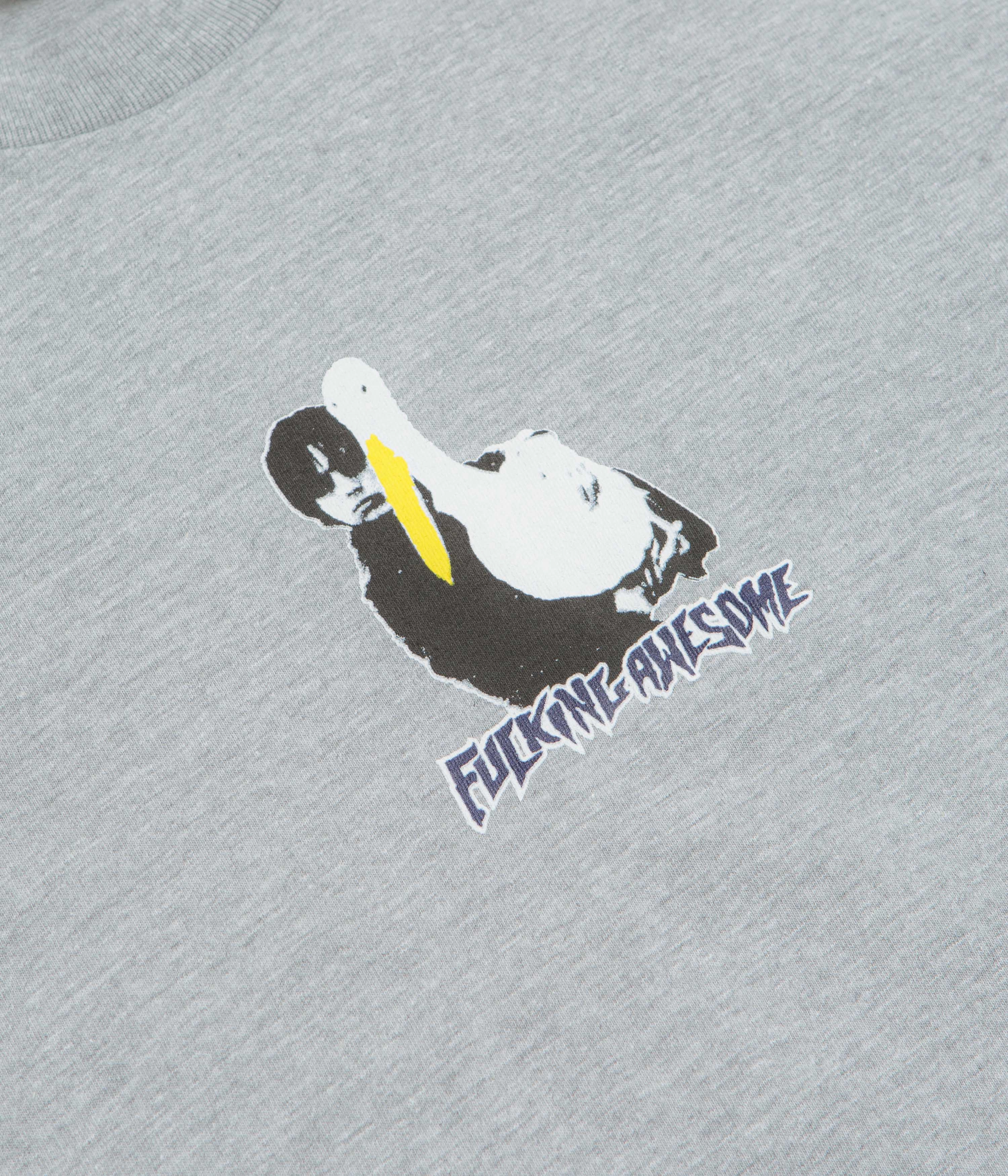 Comfortable Fit Wear Fucking Awesome High Lonesome II T-Shirt - Grey Heather