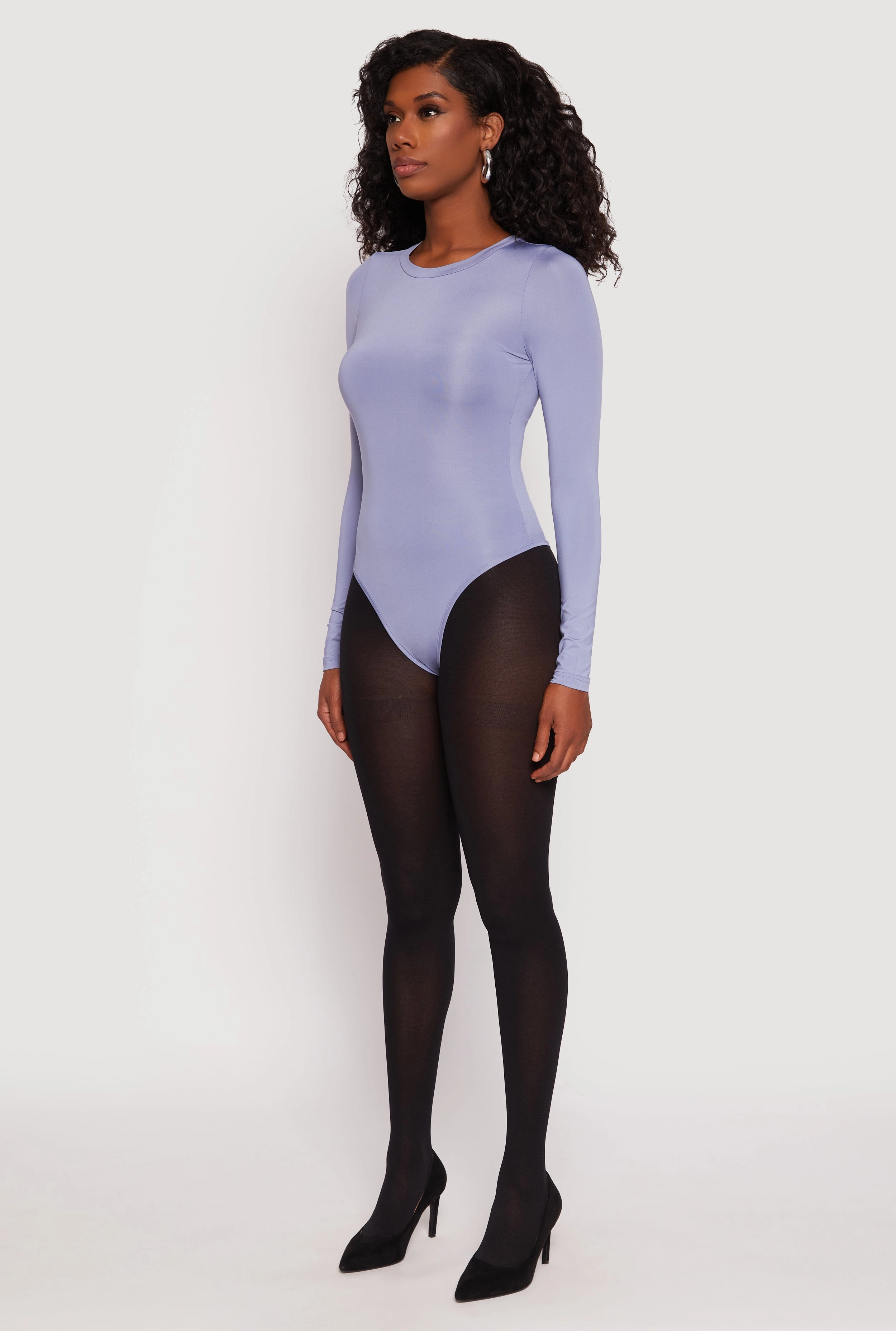 porch Daisy Long Sleeve Crew Neck Bodysuit