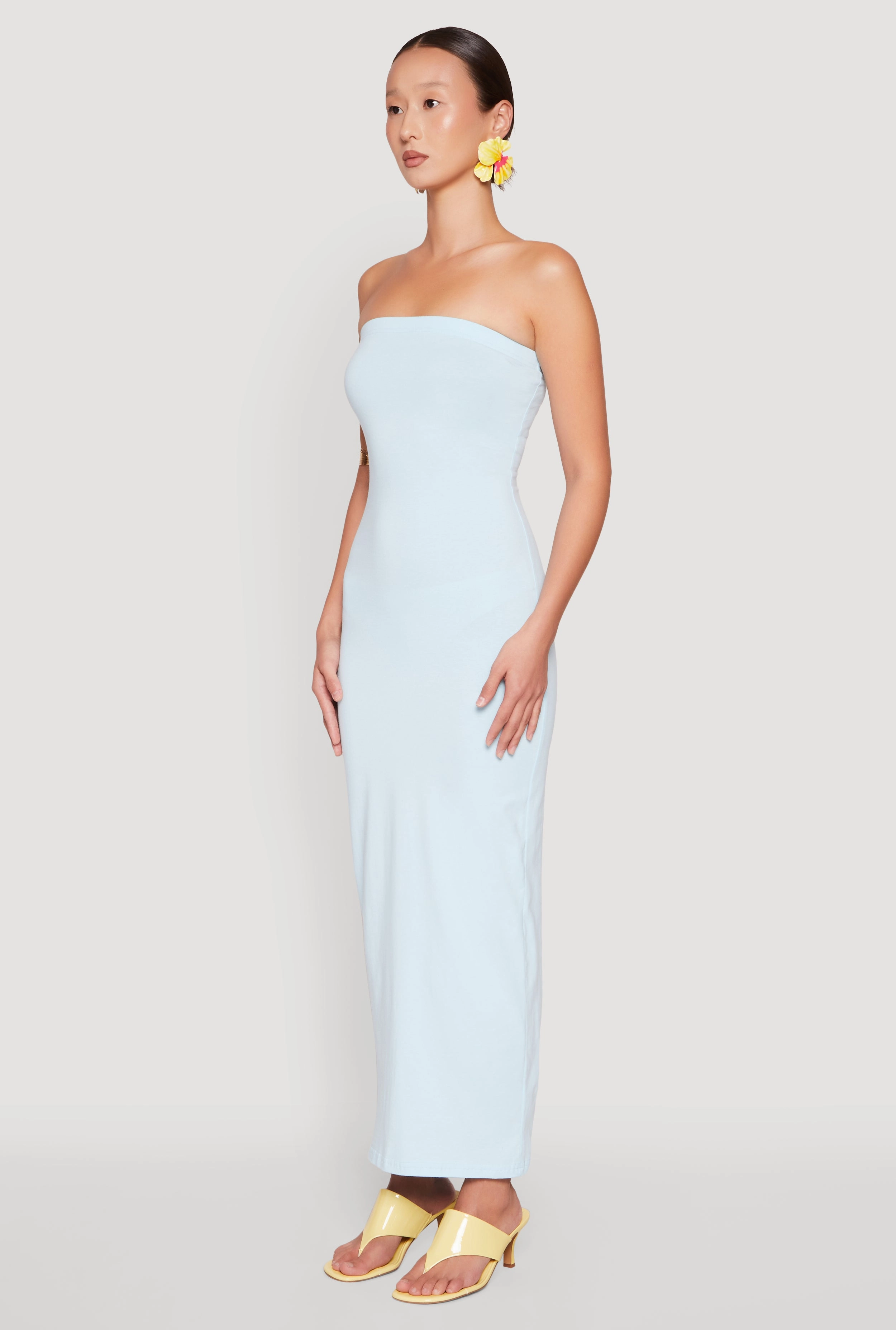 Cocktail Ready museum visit Daisy Maxi Tube Dress