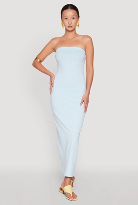 Daisy Maxi Tube Dress Dual Tones