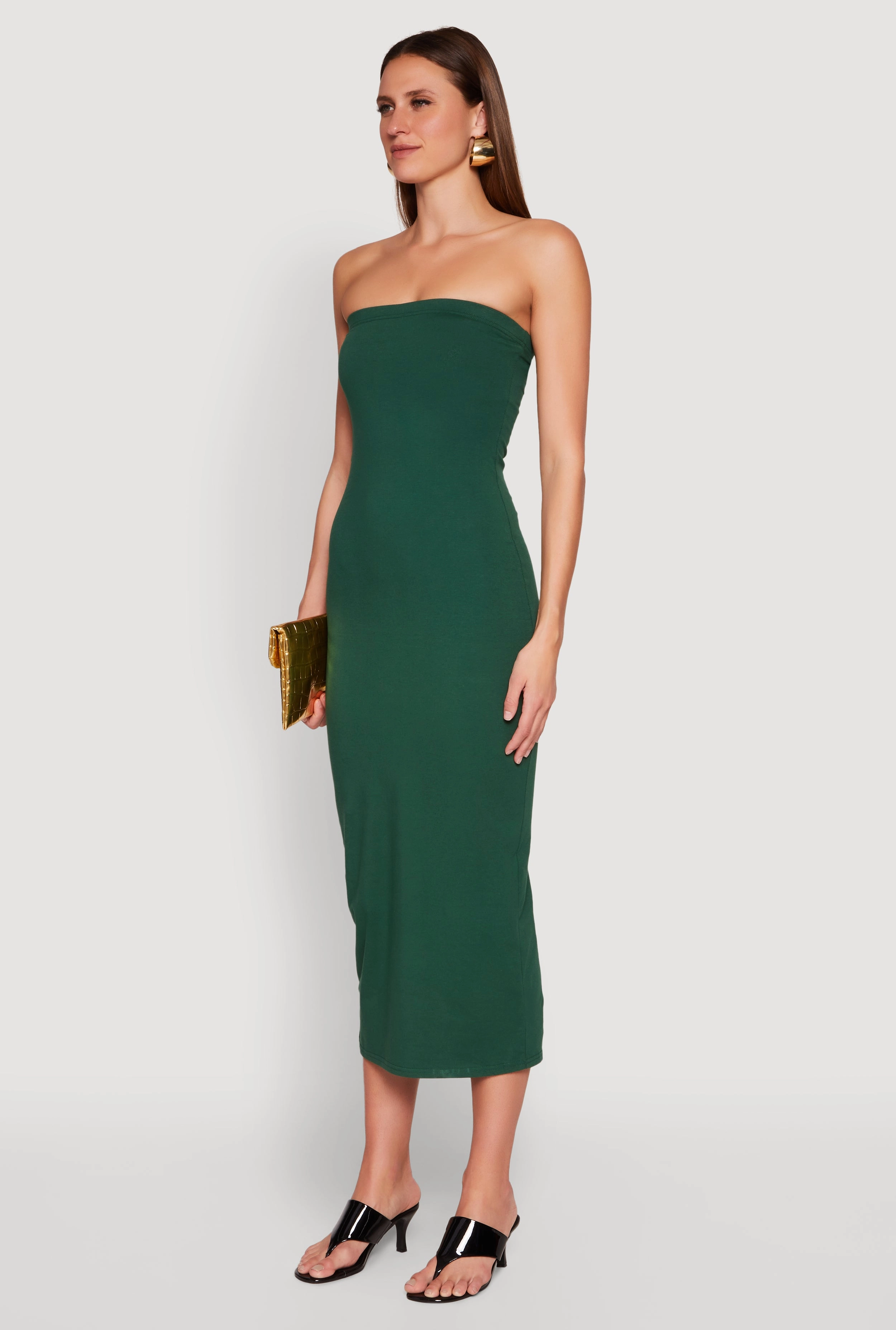 Daisy Maxi Tube Dress PlushLining Elegant knee-length dress