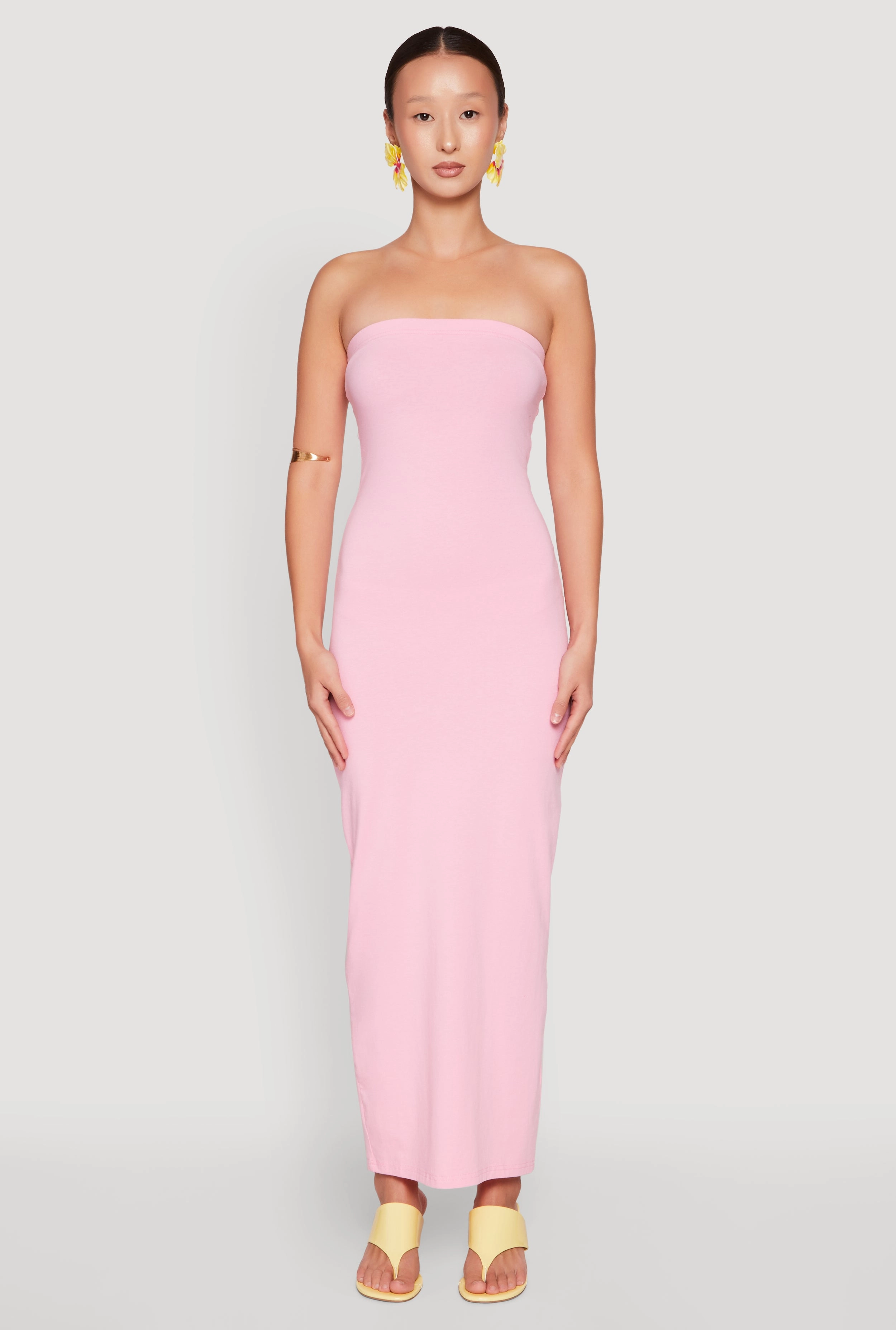 Daisy Maxi Tube Dress Modest Look
