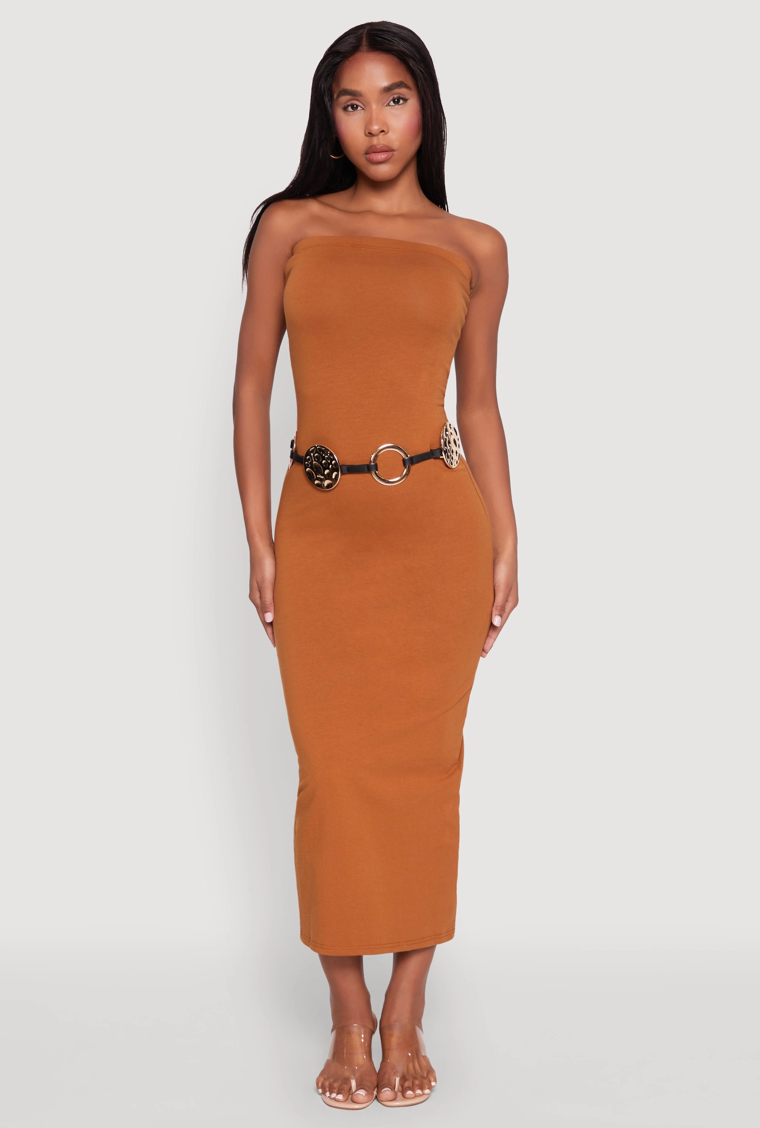 Daisy Maxi Tube Dress Dreamy Presence Work-Ready Look