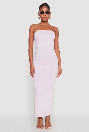 Daisy Mineral Wash Maxi Tube Dress Form Fit