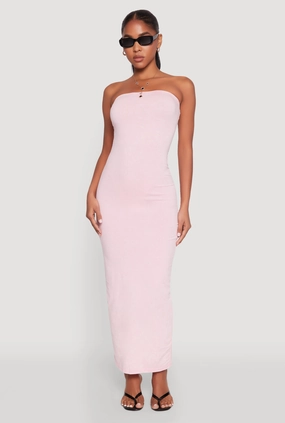 Airy Comfort Daisy Mineral Wash Maxi Tube Dress