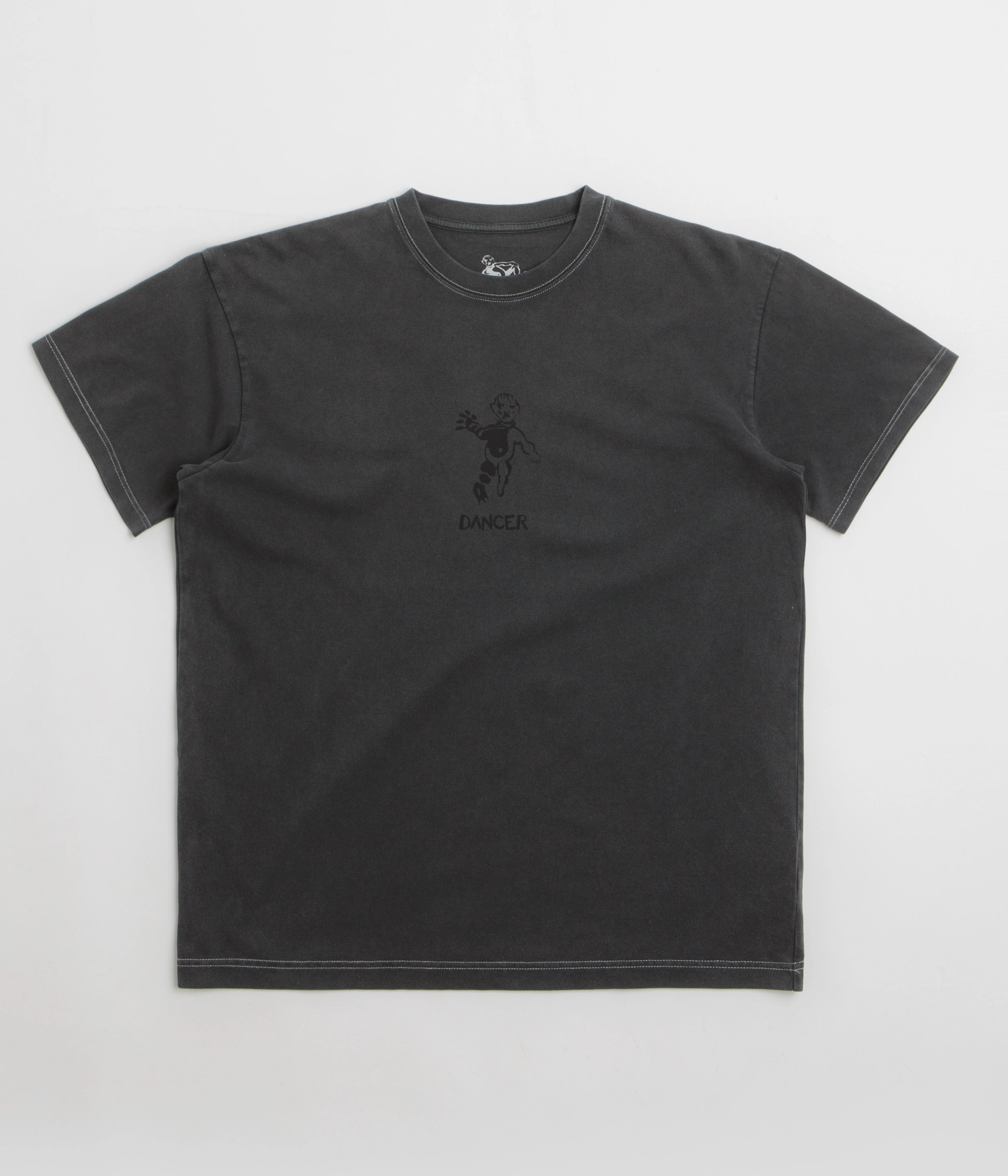 Dancer OG Logo T-Shirt - Black Pigment Easy Care Fun and Playful