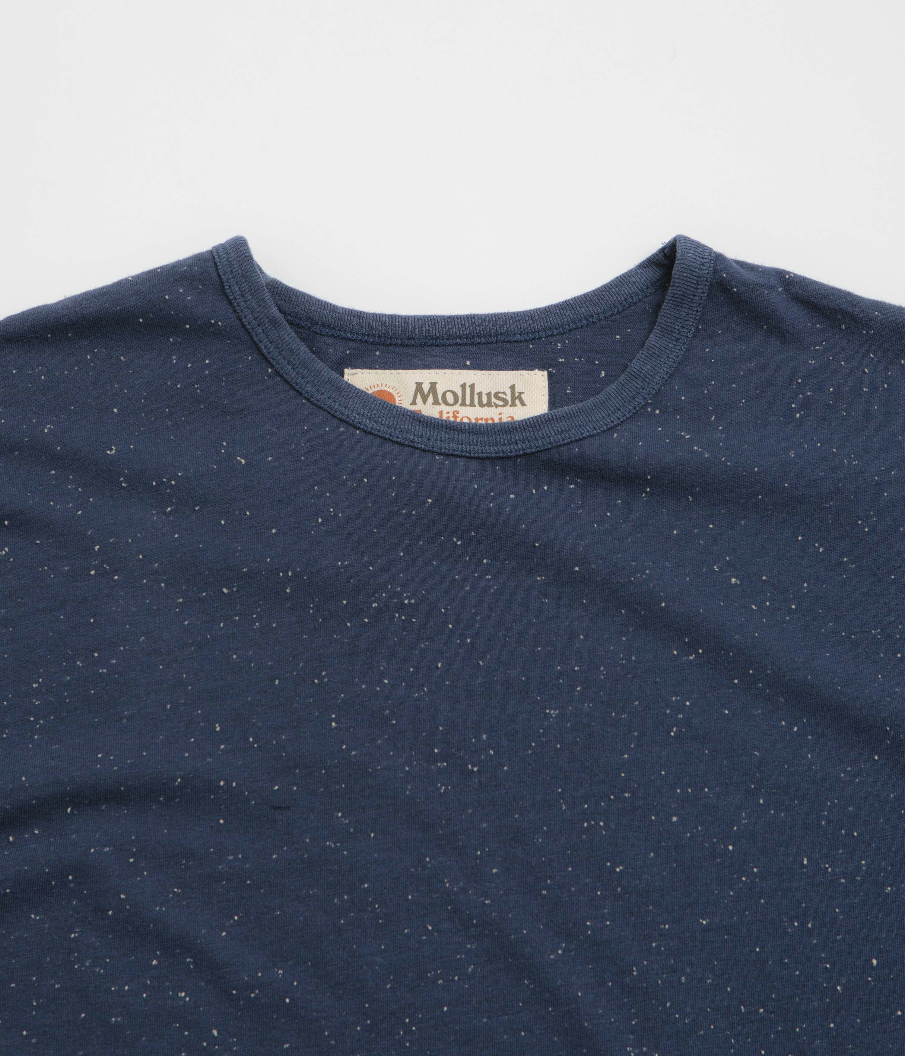 Mollusk Cosmos T-Shirt - Navy Indigo Casual Day Wear