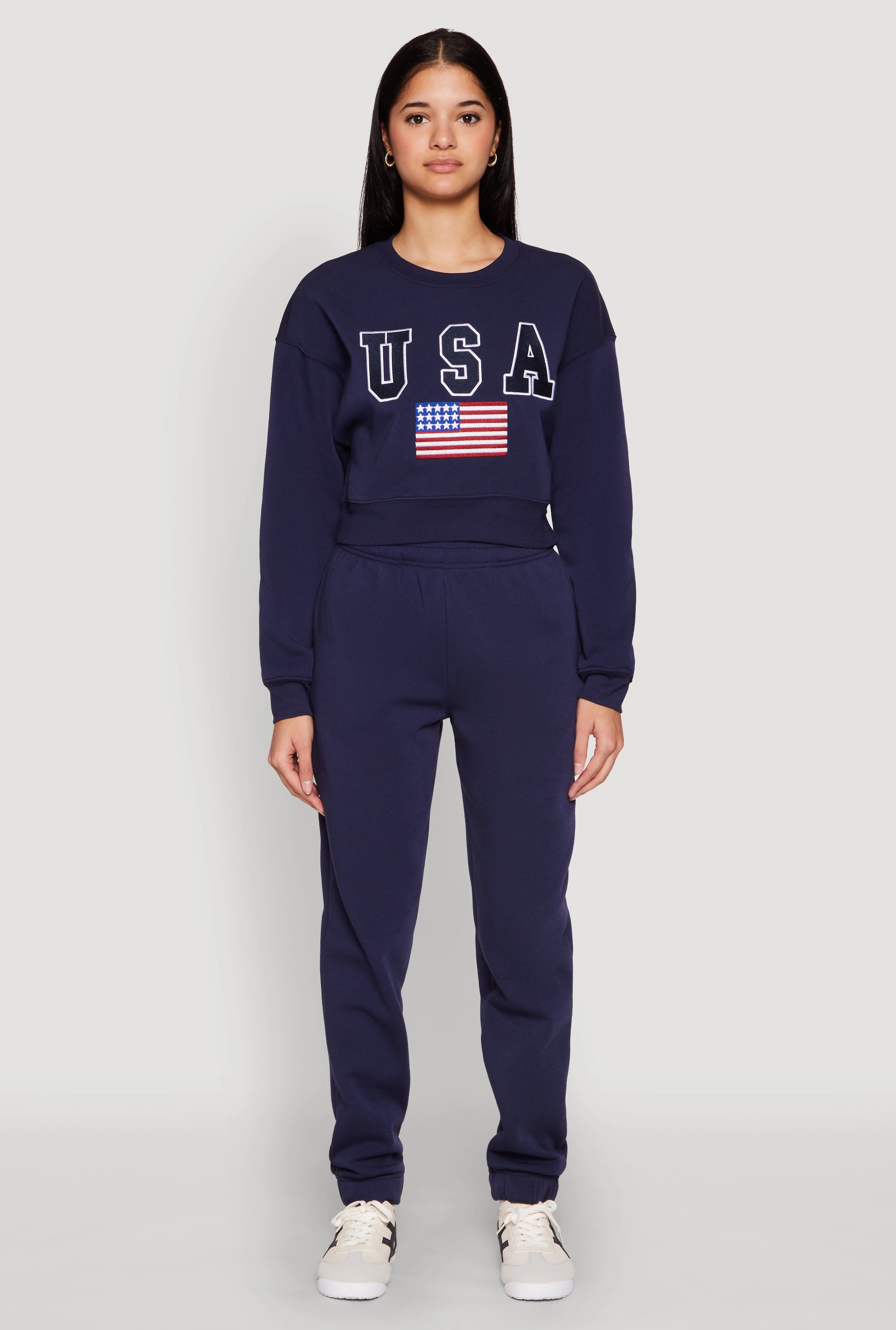 Destination Graphic Sweatshirt Flat polka dot style