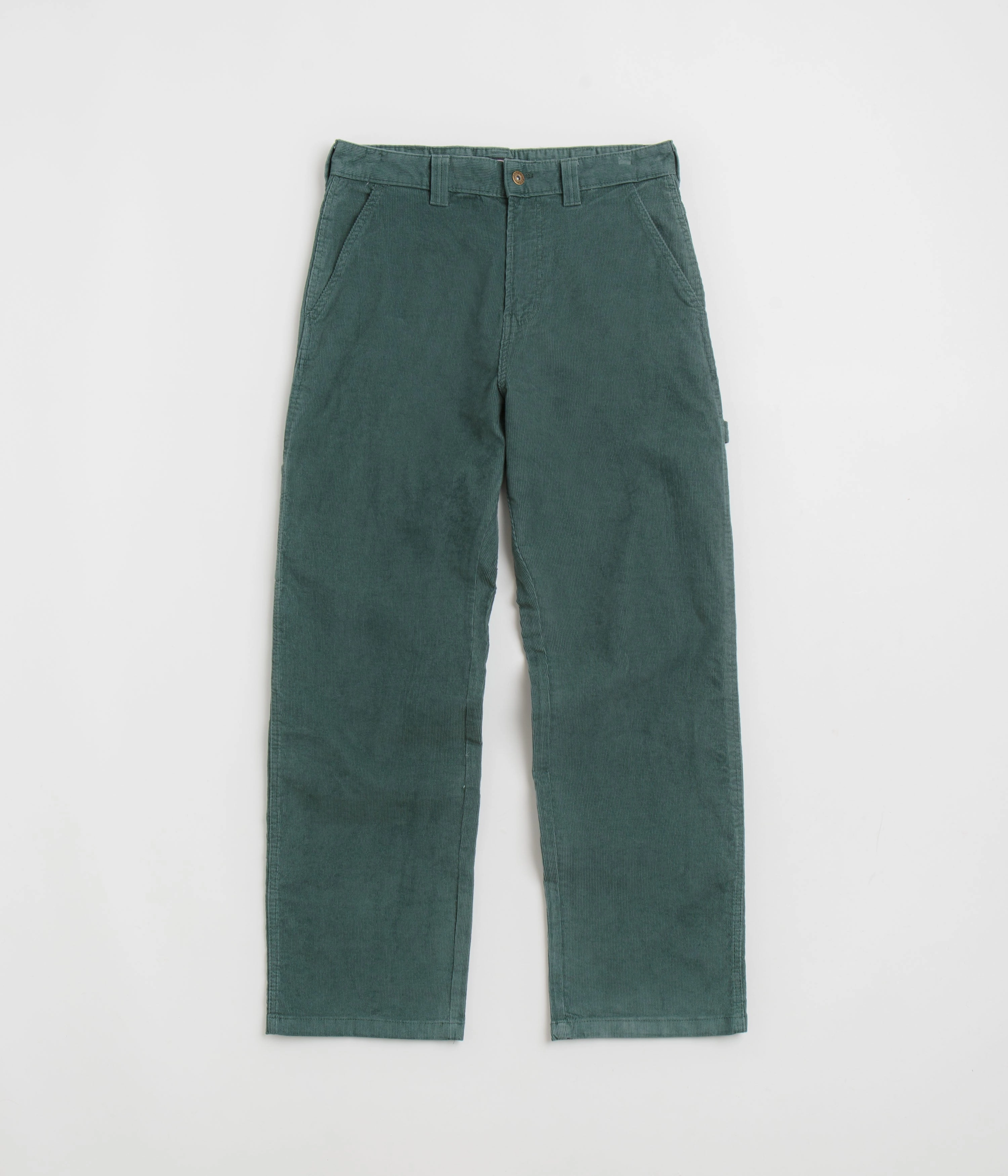 Dickies Corduroy Carpenter Pants - Lincoln Green Breathable Material