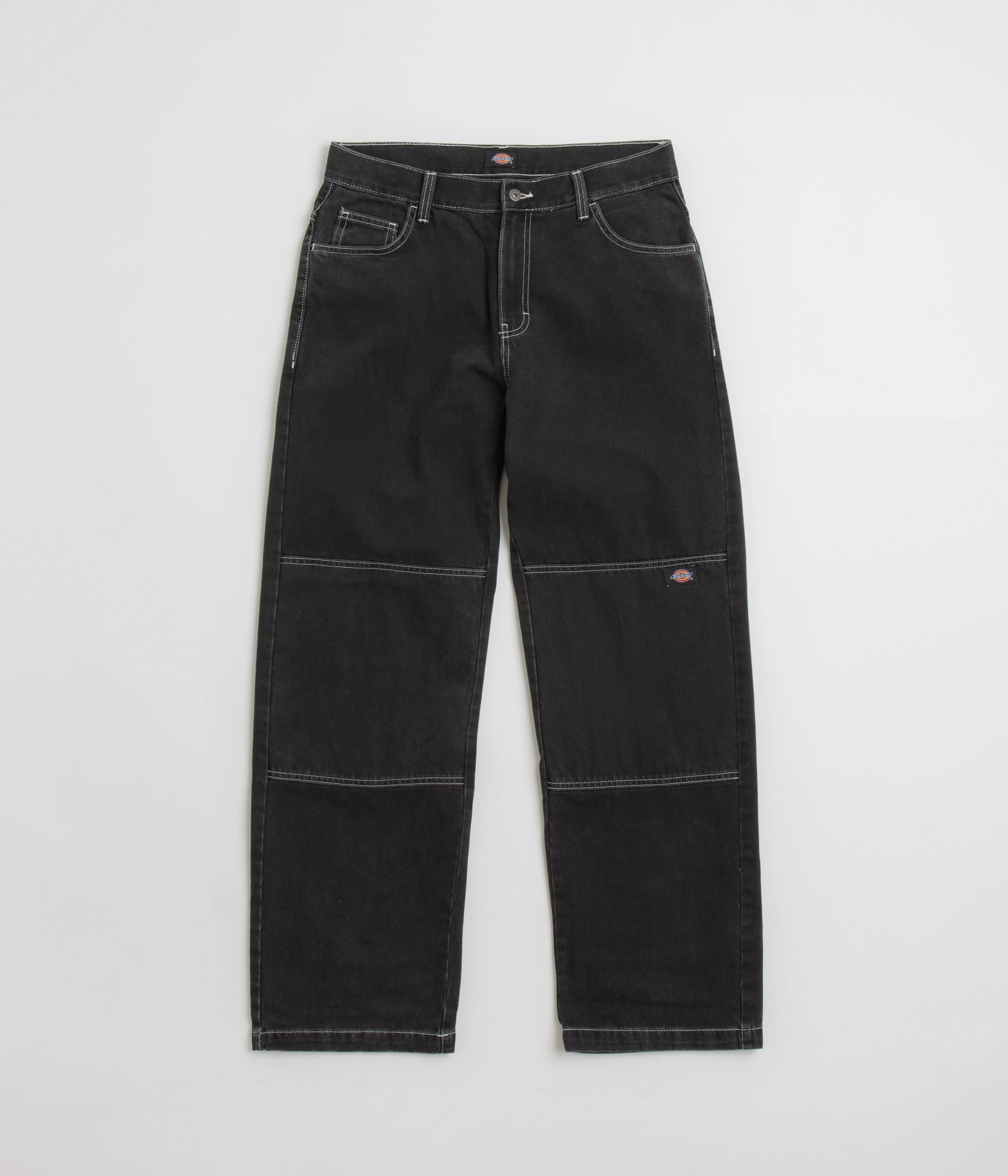 Dickies Double Knee Jeans - Black Wash Quick Dry Fit