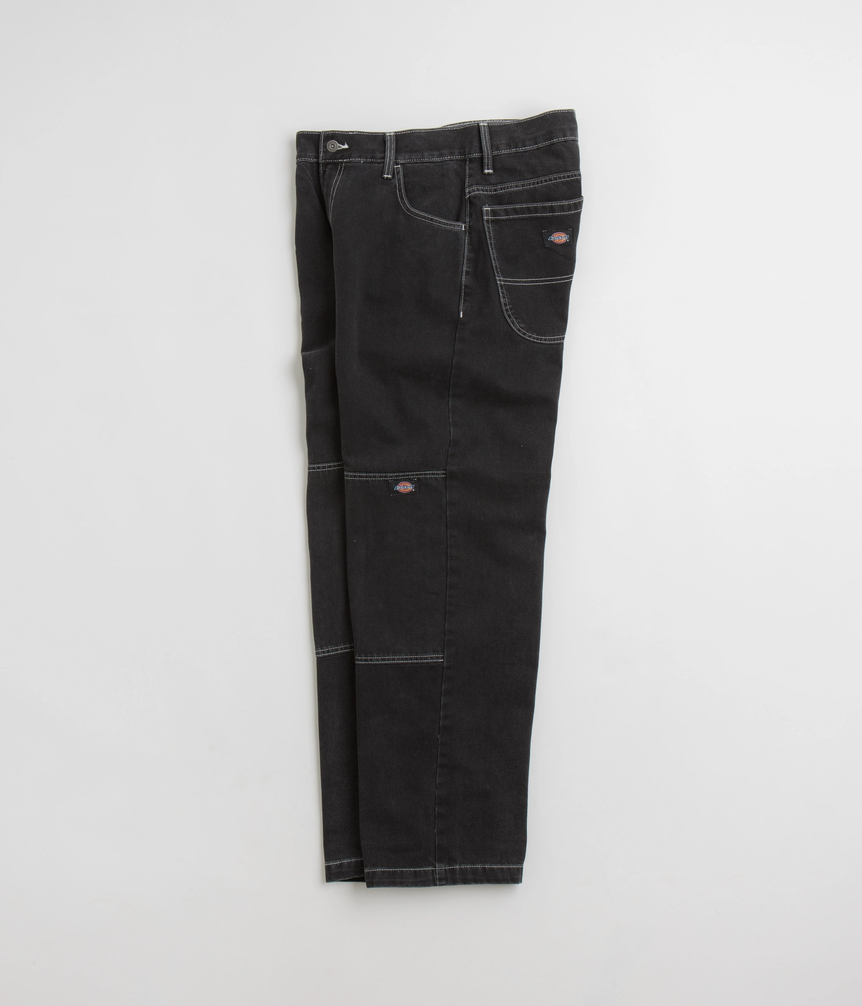 Casual Wear Dickies Double Knee Jeans - Black Wash